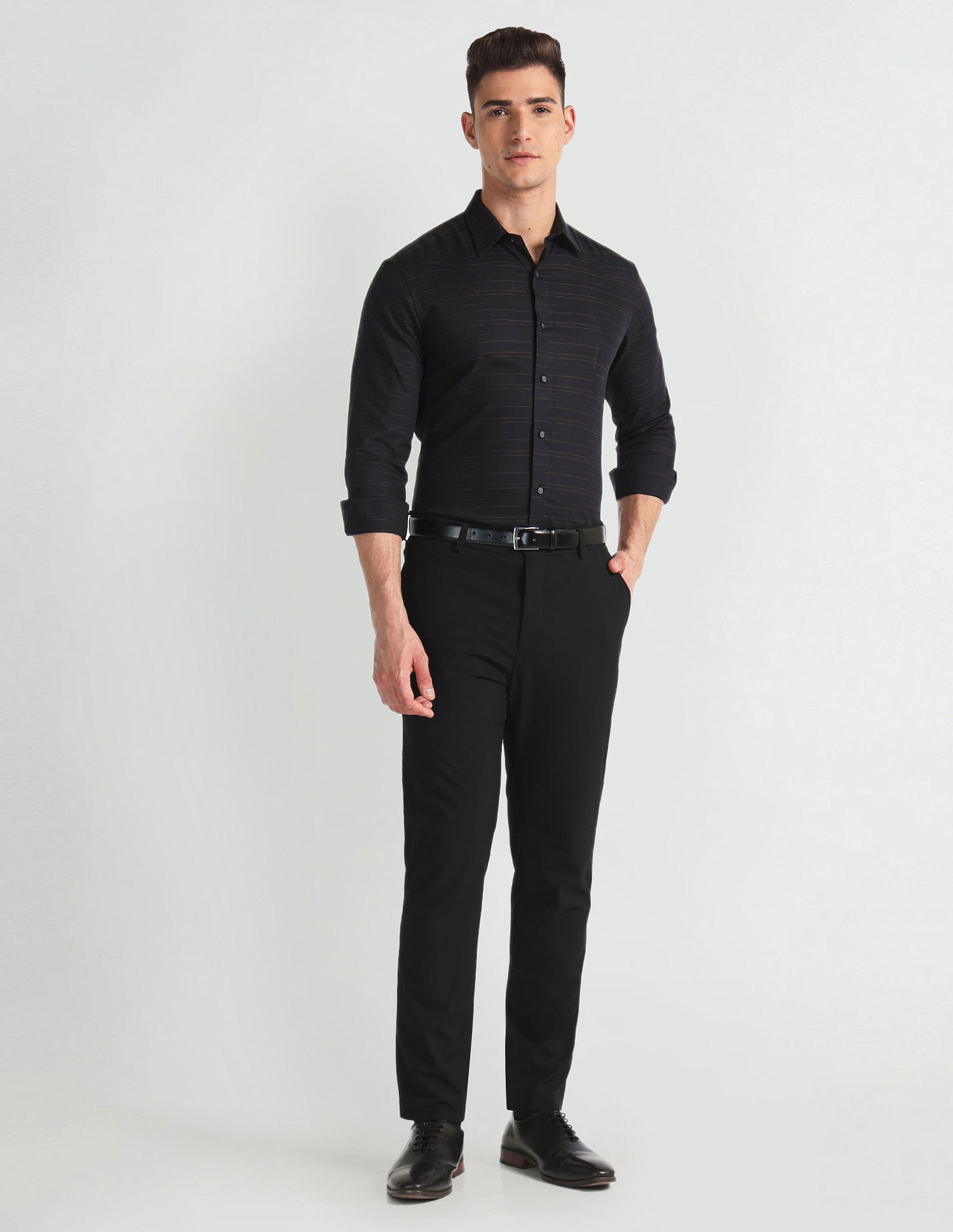 Arrow Newyork Manhattan Slim Pure Cotton Shirt