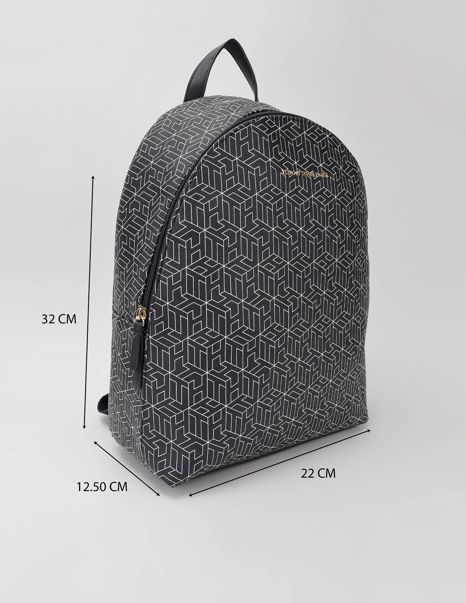 Tommy Hilfiger Logo Blue Pu Backpack