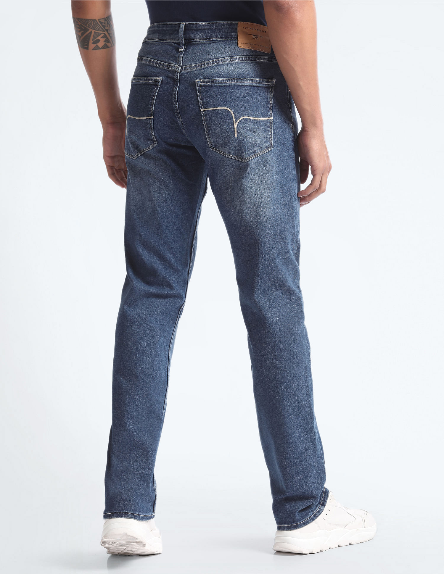Flying Machine F-Jango Relaxed Straight Fit Jeans