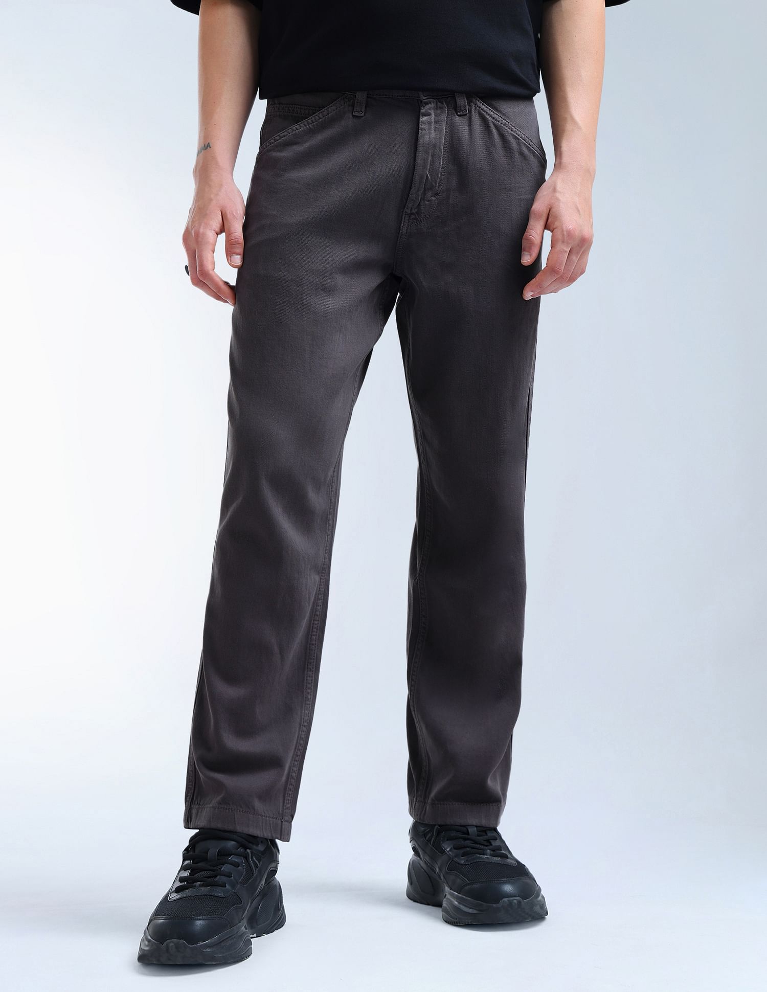 Flying Machine Cobain 90'S Loose Cropped Chinos