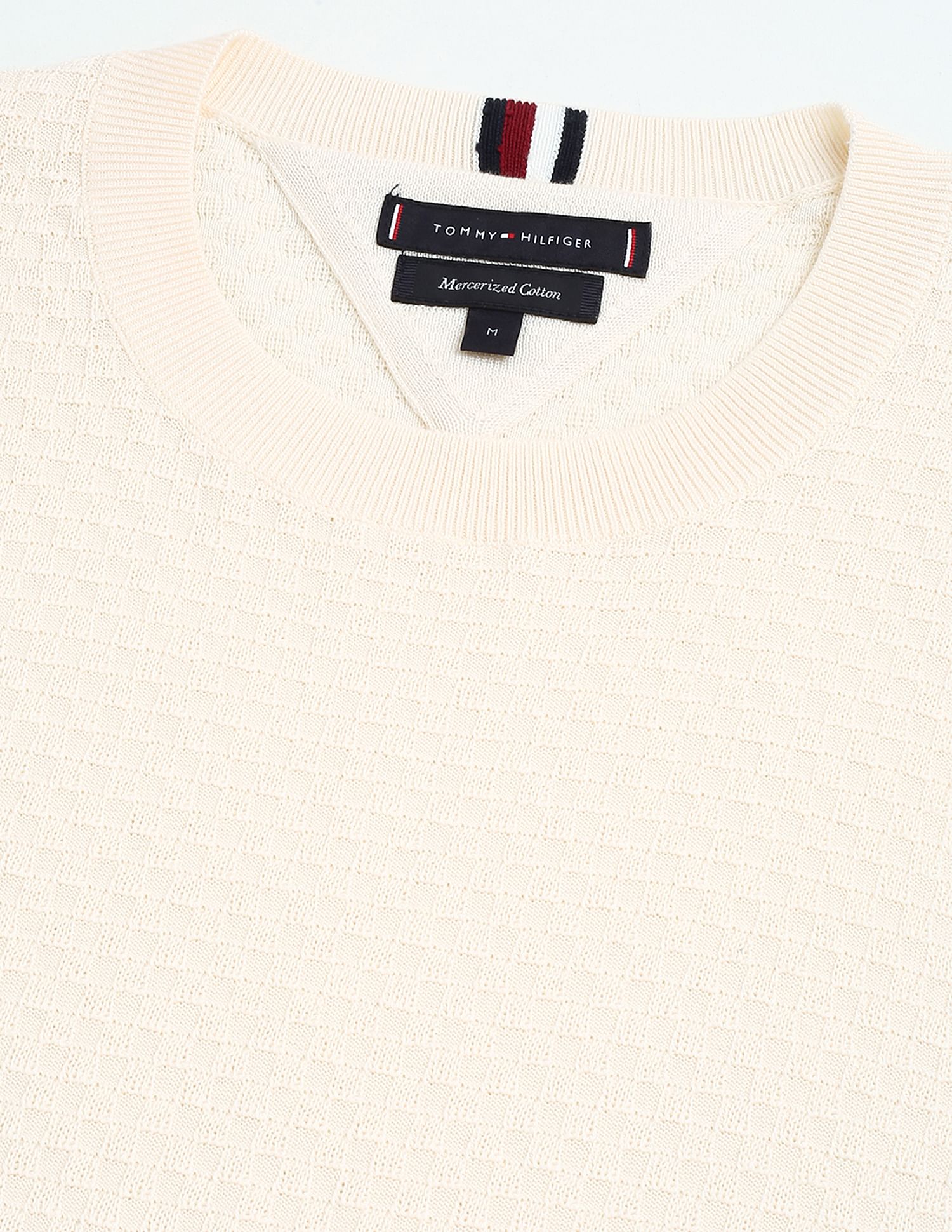 Tommy Hilfiger Crew Neck Check Sweater