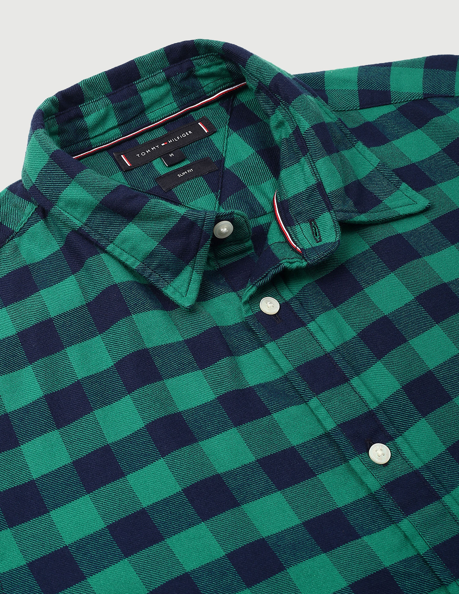 Tommy Hilfiger Brushed Gingham Twill Shirt