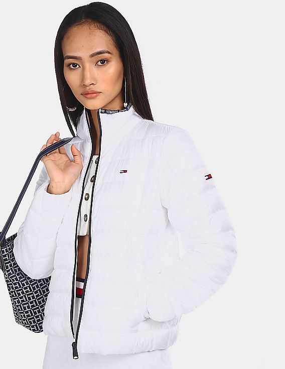 Tommy hilfiger coat womens hot sale white