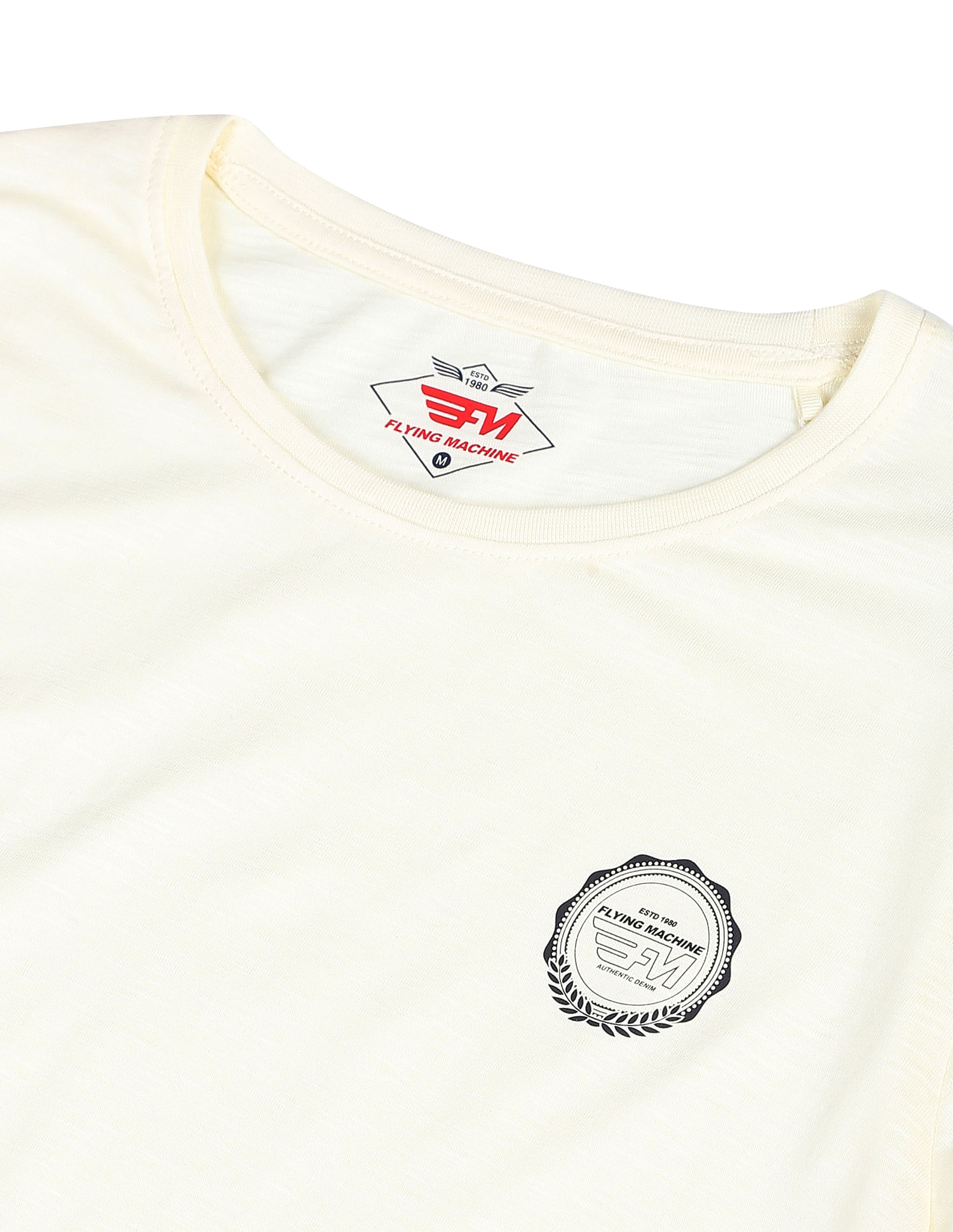 Flying Machine Pure Cotton Logo T-Shirt