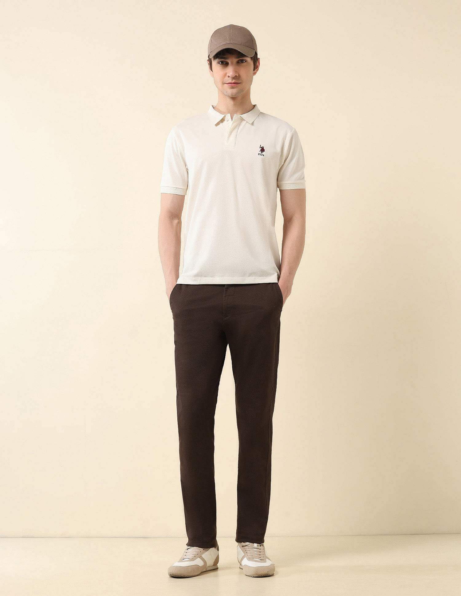 U.S. Polo Assn. Slim Fit Varsity Polo Shirt