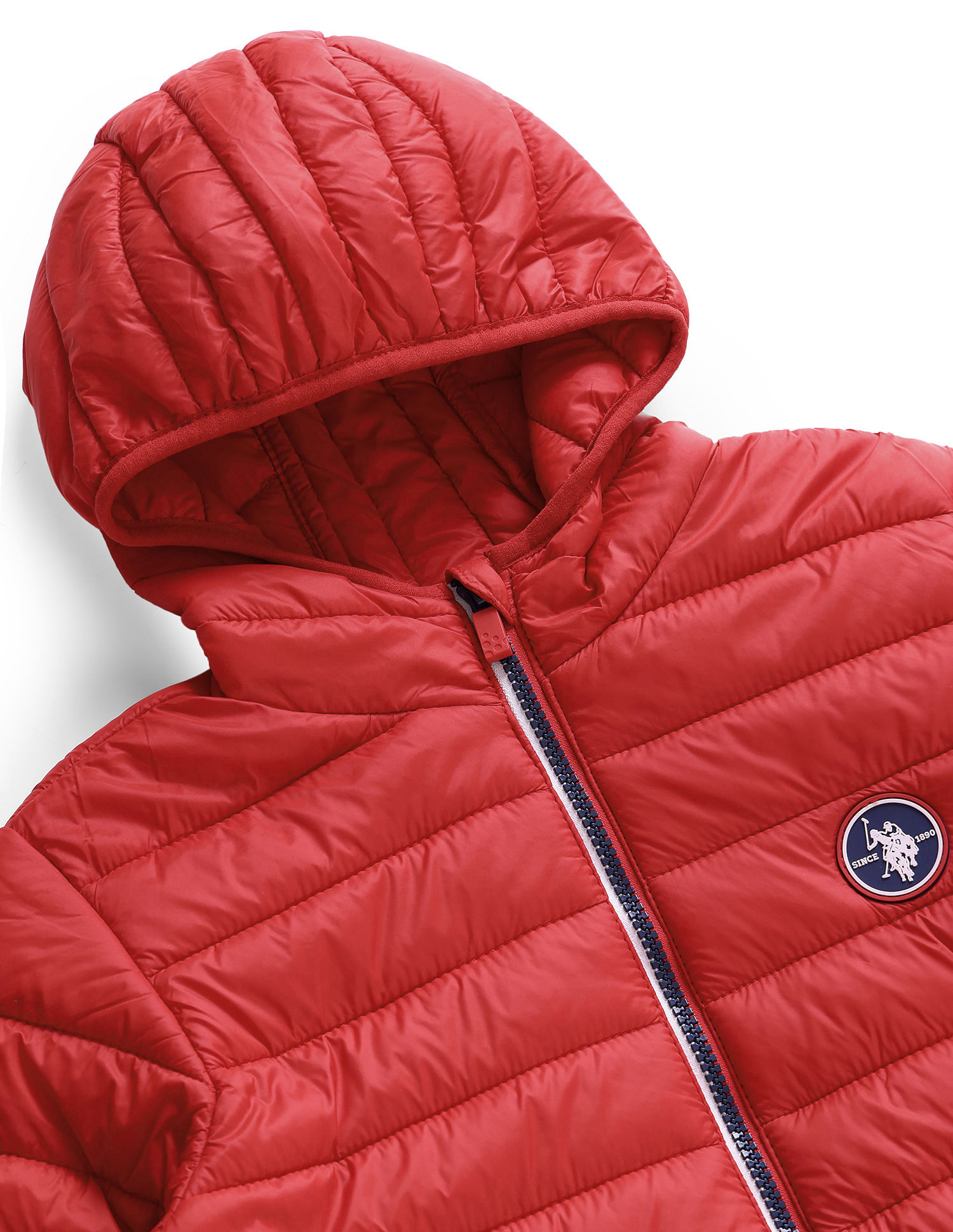 U.S. Polo Assn. Kids Hooded Solid Puffer Jacket