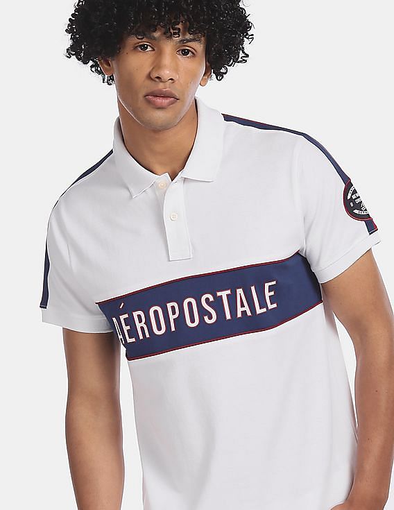 Aeropostale white outlet polo