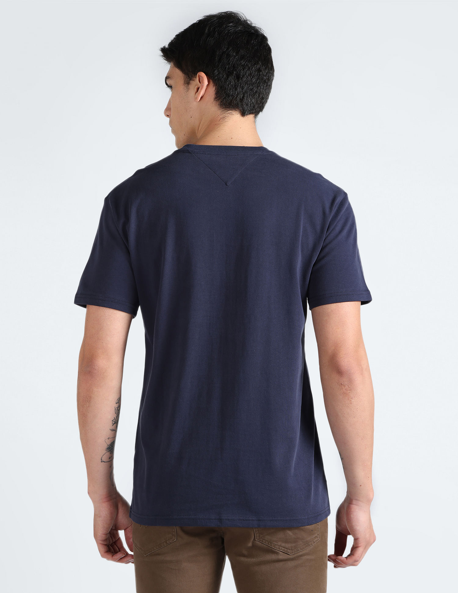 Tommy Hilfiger Logo Badge Transitional Cotton T-Shirt