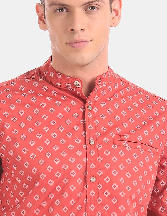 Buy Flying Machine Men Men Red Mandarin 