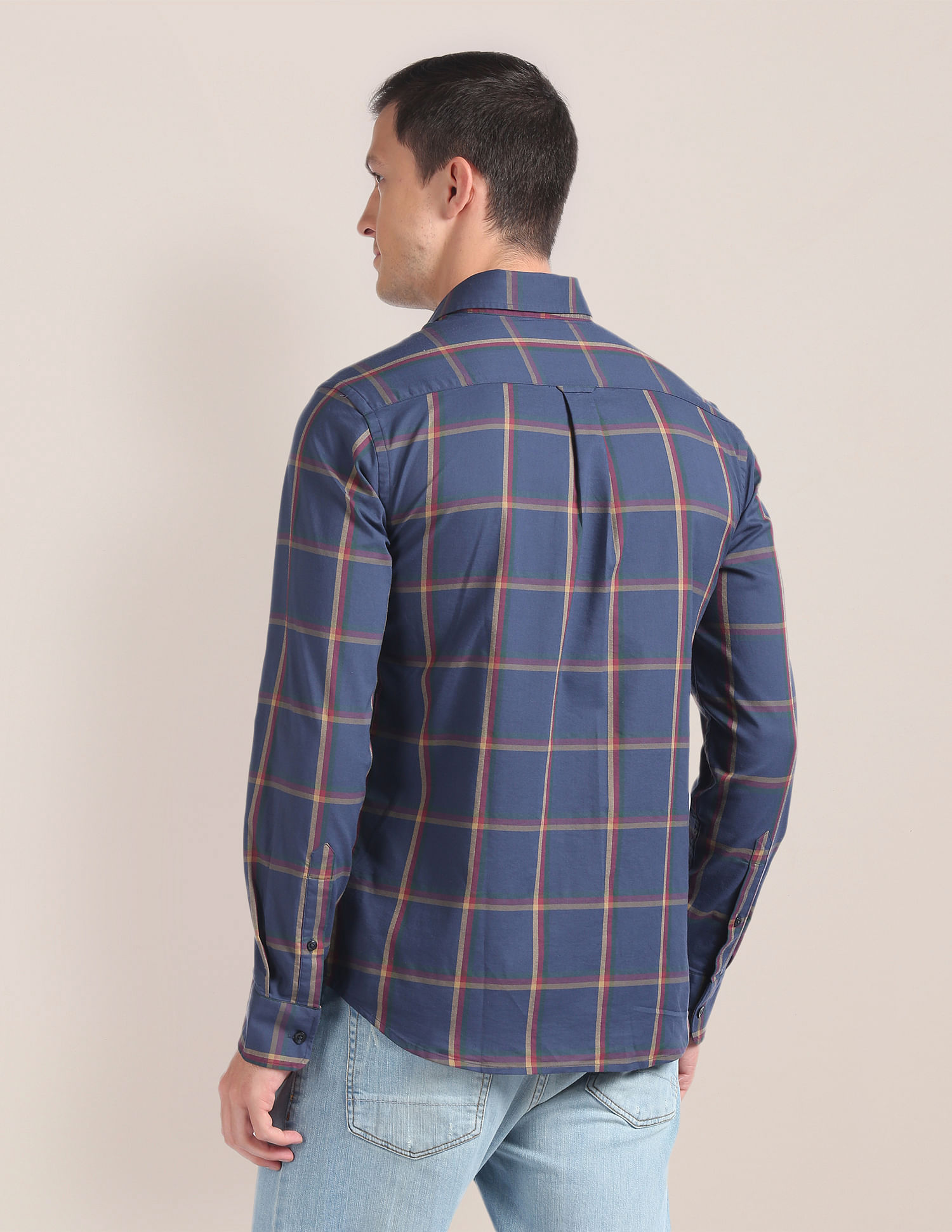 U.S. Polo Assn. Windowpane Check Twill Shirt