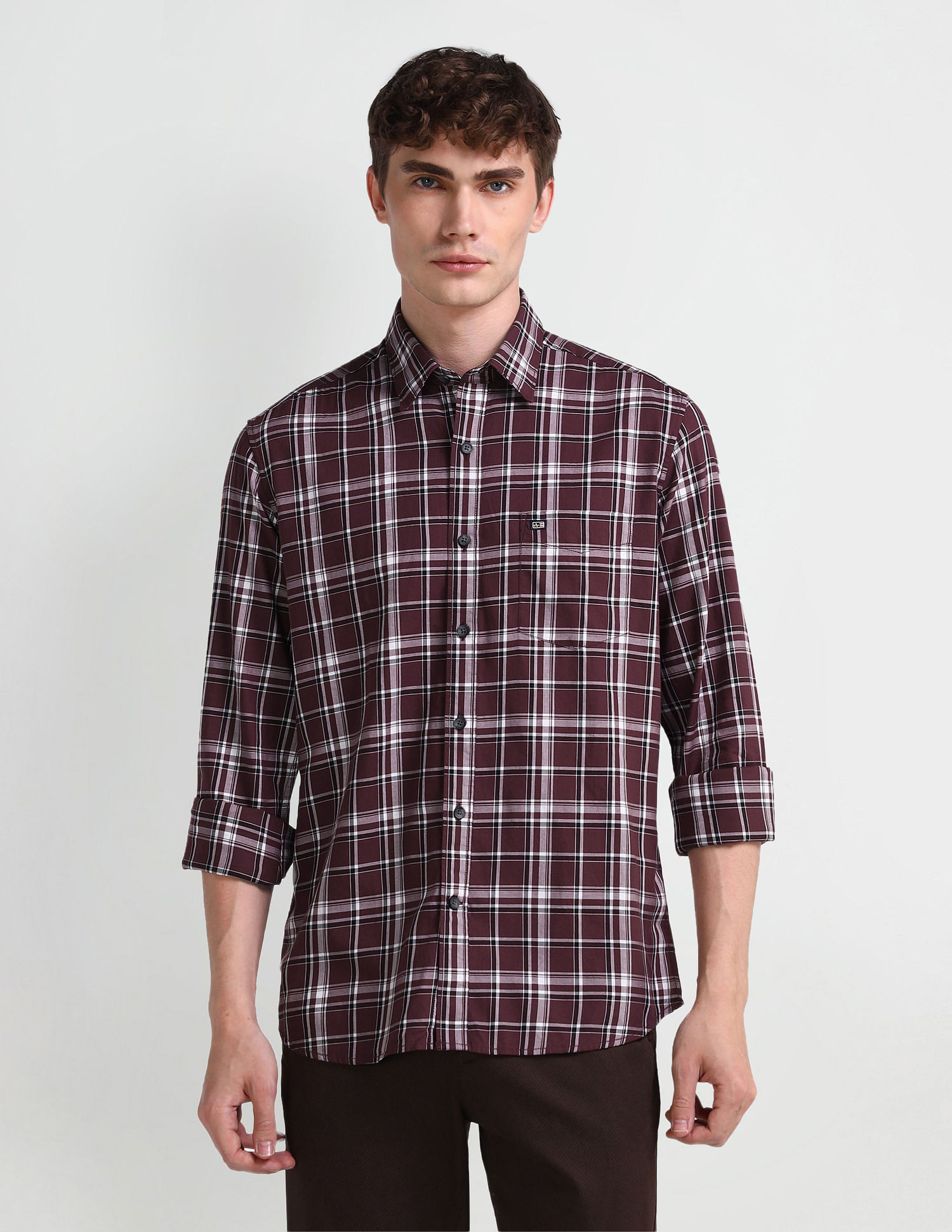 Arrow Sport Manhattan Slim Twill Shirt
