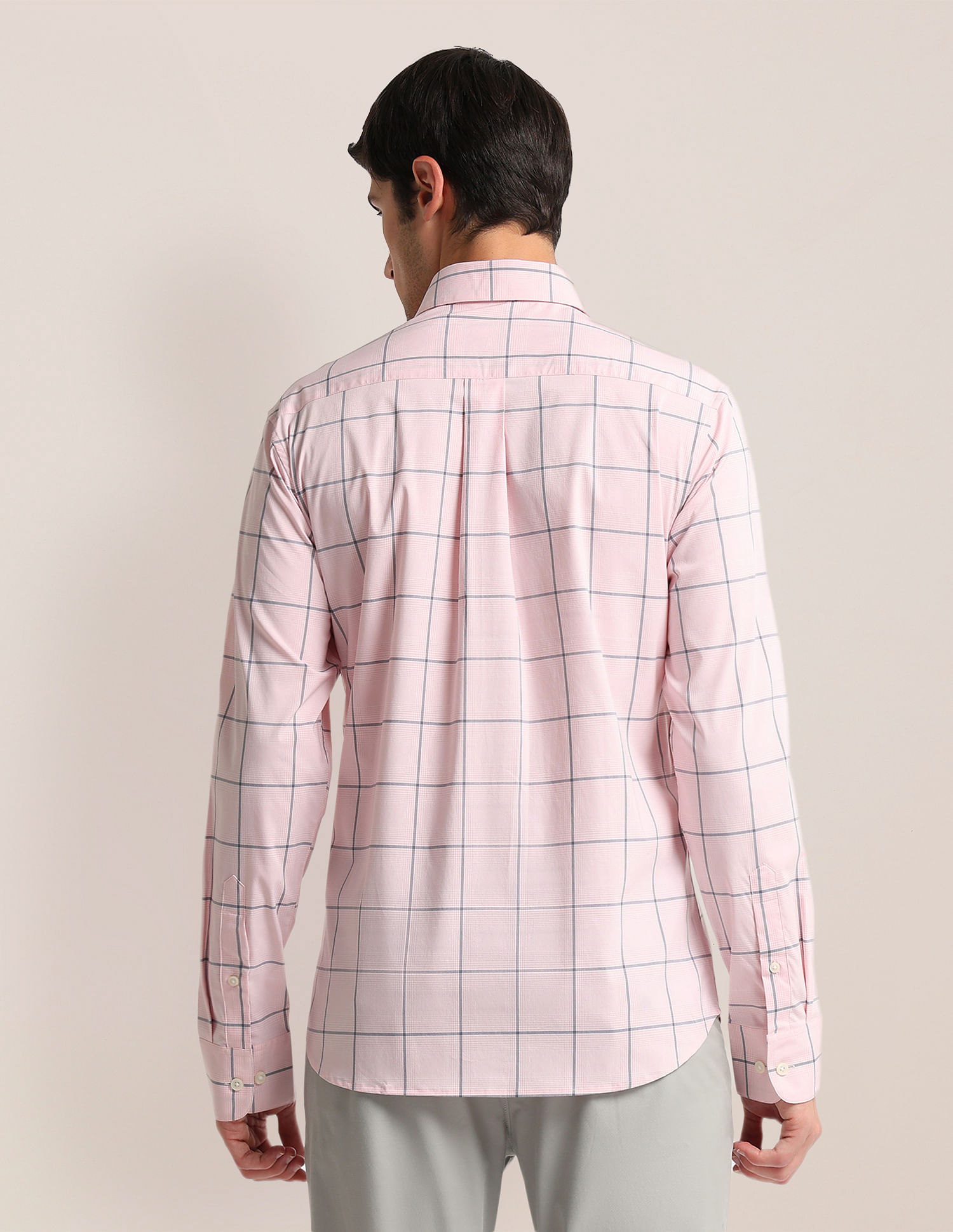 U.S. Polo Assn. Semi Cutaway Collar Tartan Check Shirt