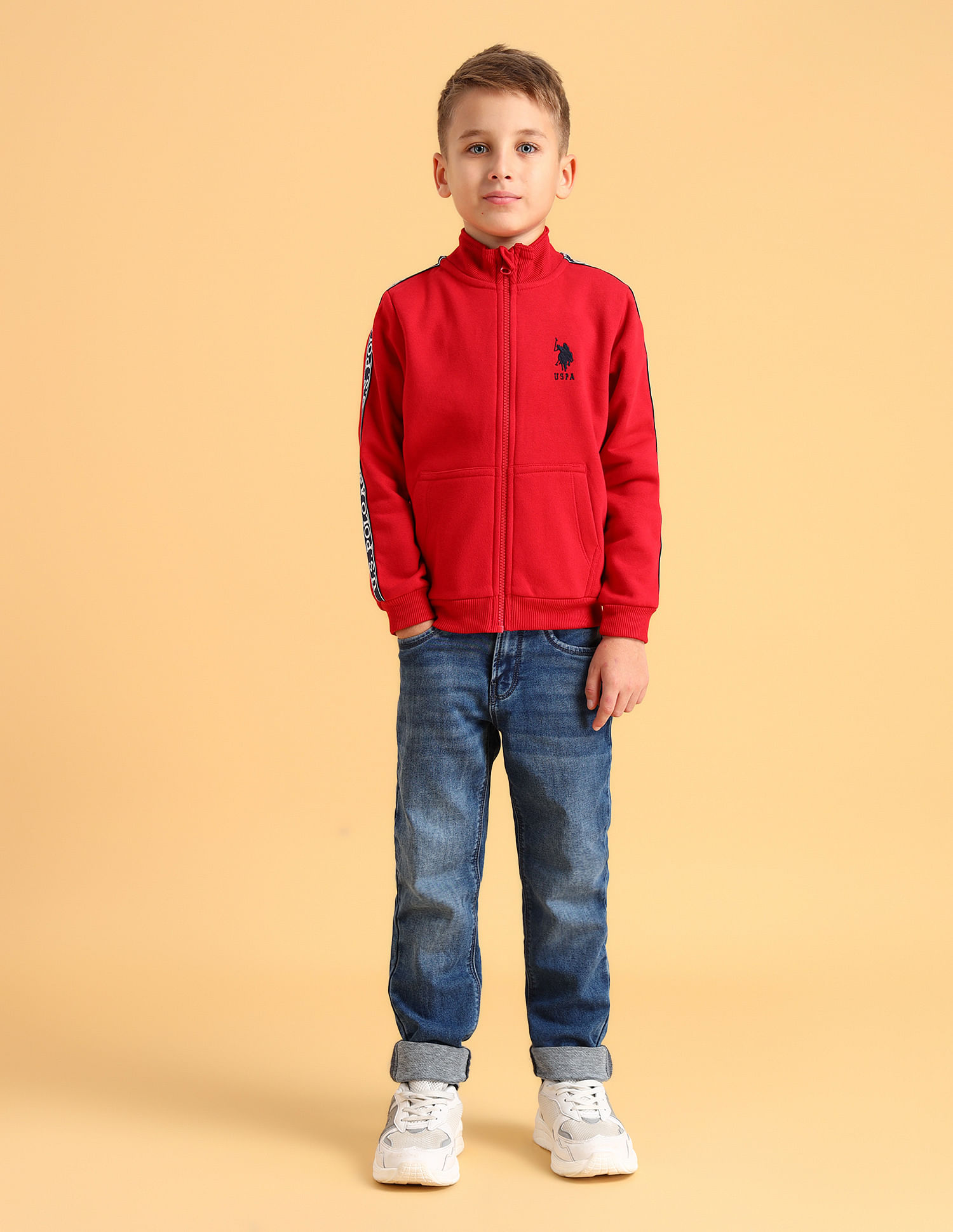 U.S. Polo Assn. Kids Boys Regular Fit Sweatshirt
