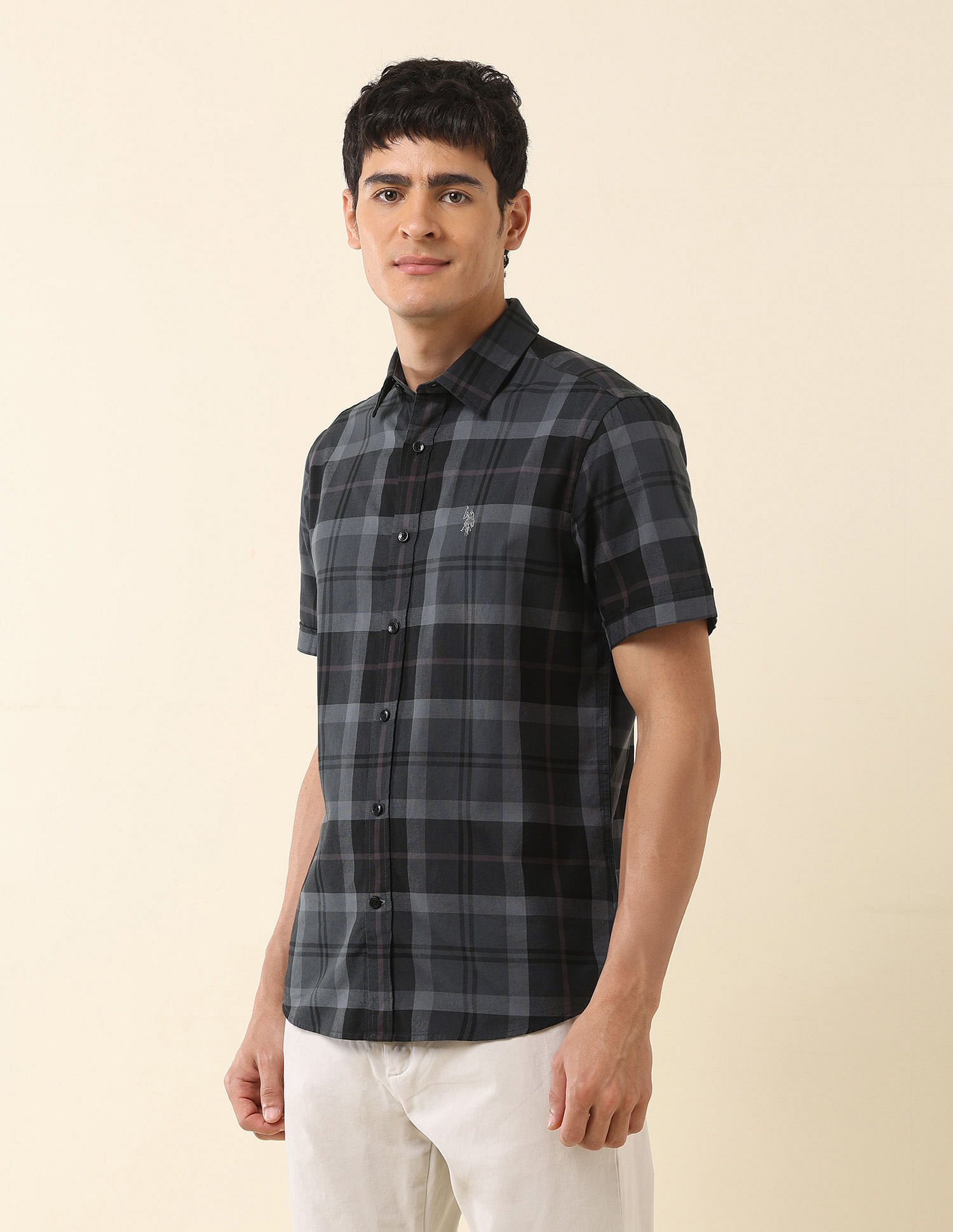 U.S. Polo Assn. Tartan Checked Pure Cotton Shirt