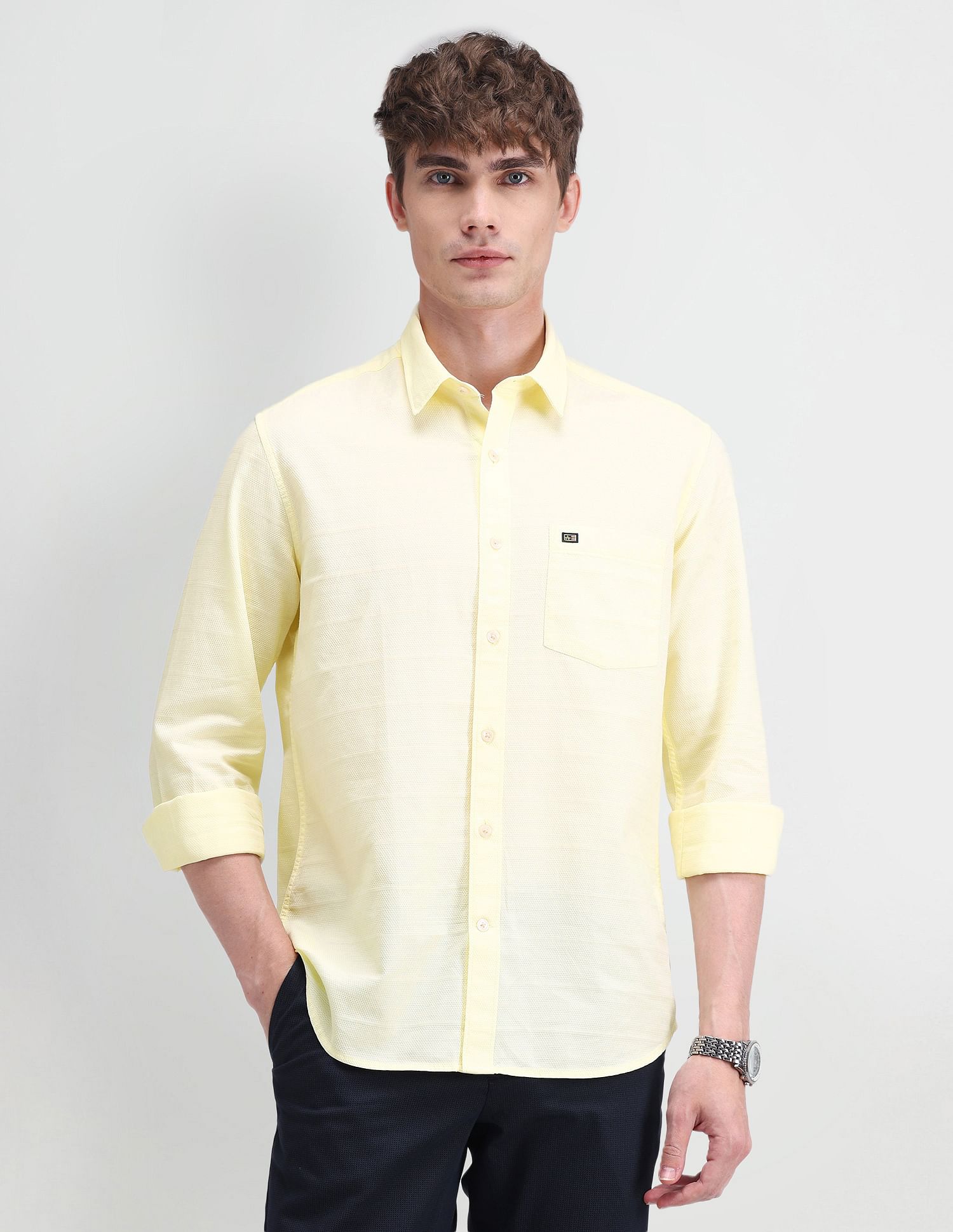 Arrow Sport Brooklyn Fit Textured Shirt