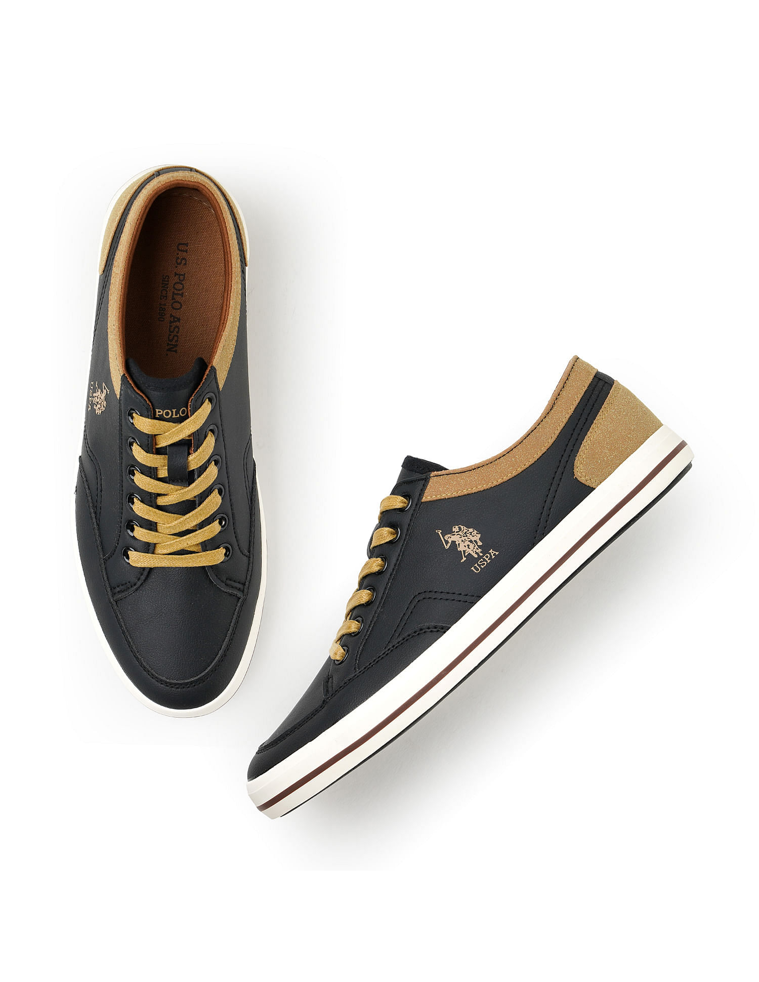 U.S. Polo Assn. Men Monton 9.0 Colourblocked Sneakers