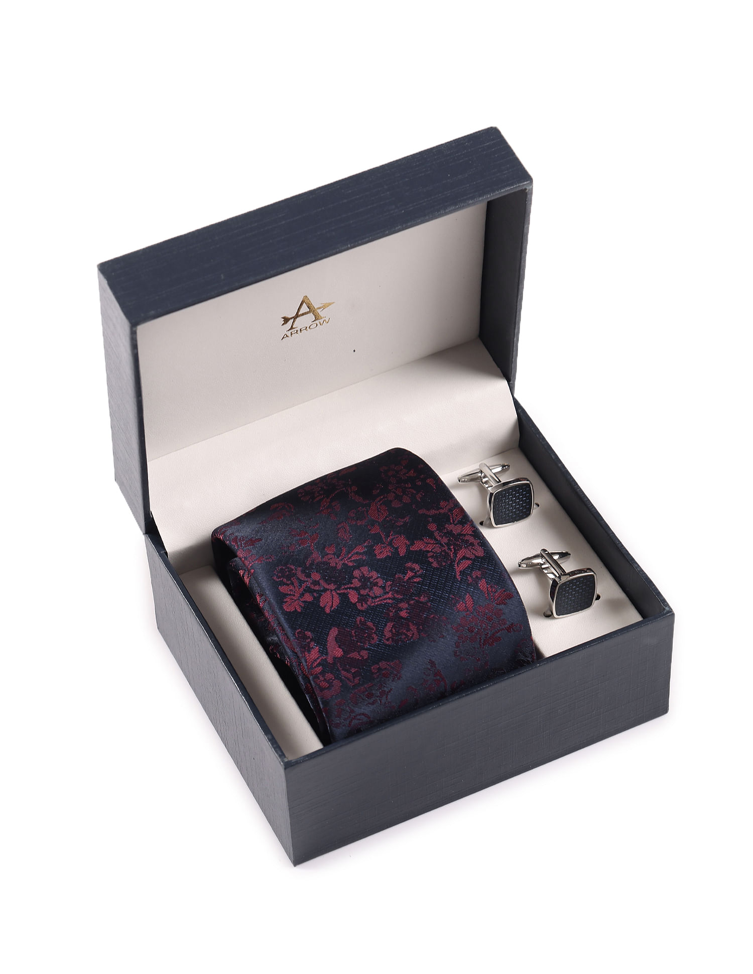 Arrow Men Tie And Cufflinks Combo Set