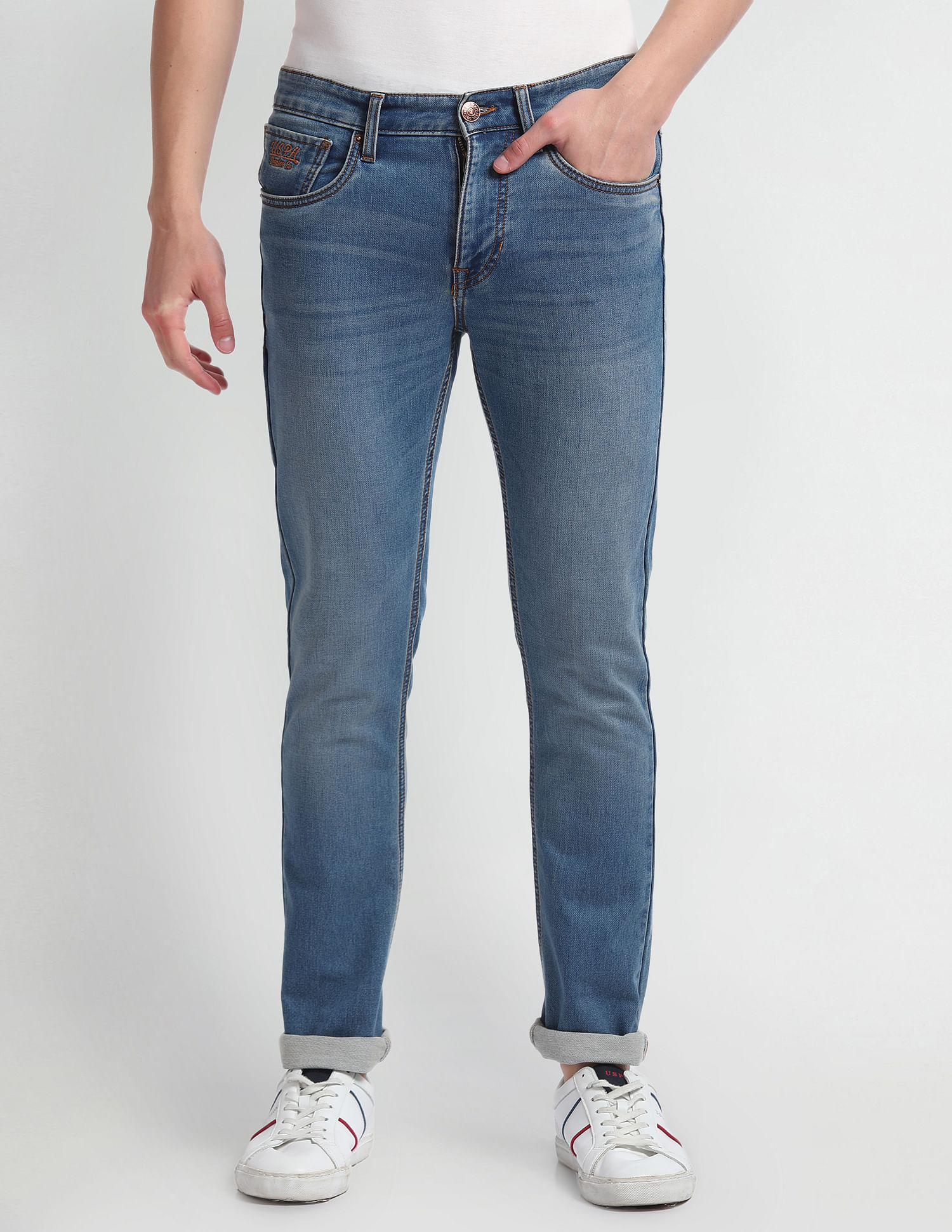 U.S. Polo Assn. Denim Co. Regallo Skinny Fit Blue Jeans