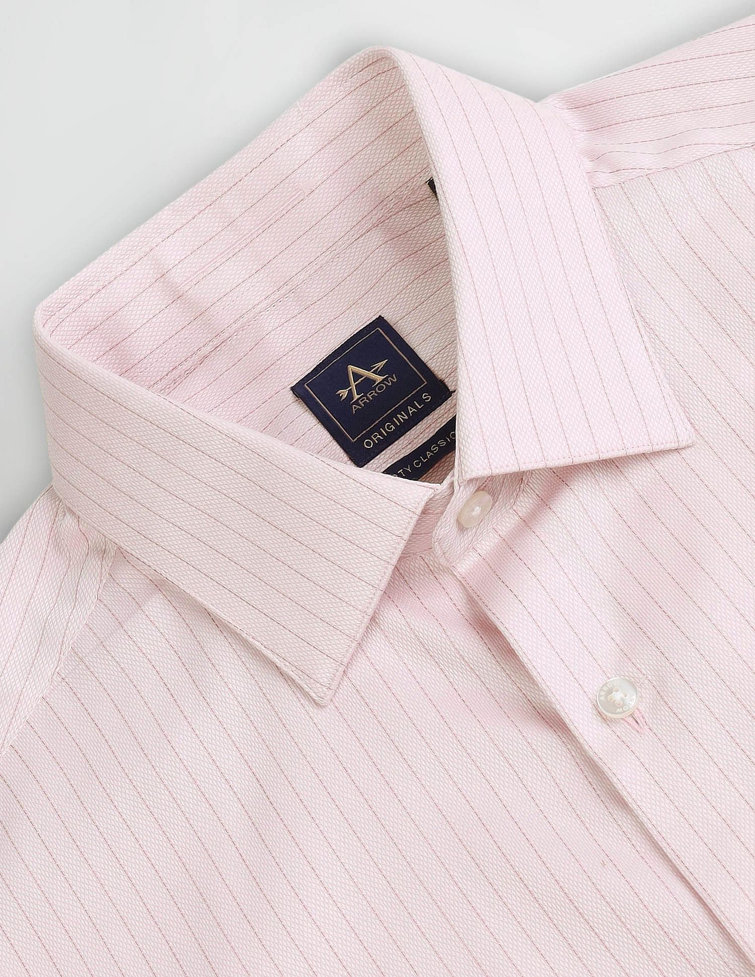 Arrow Vertical Stripe Pure Cotton Shirt