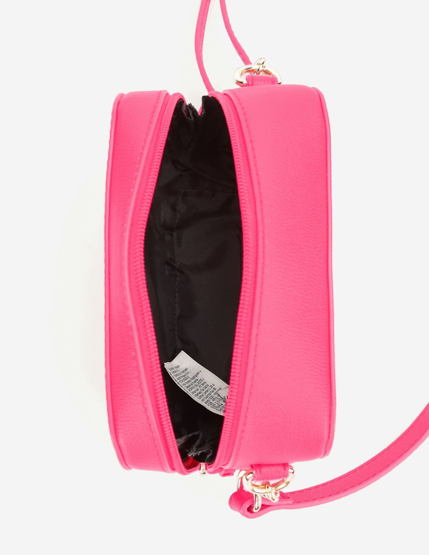 Tommy Hilfiger Solid Pink Pu Sling Bag