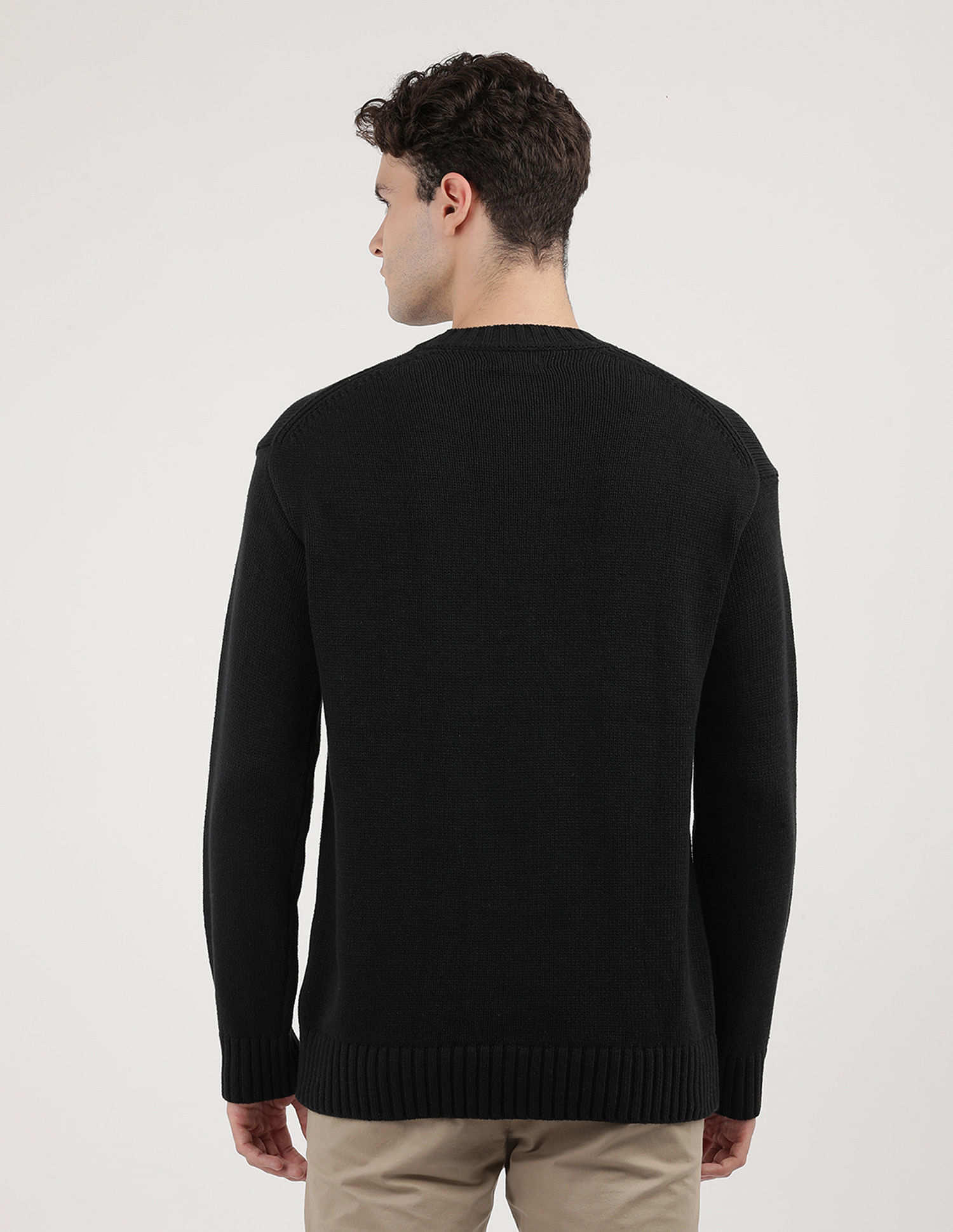 Calvin Klein Jeans Chenille Monologo Logo Sweater