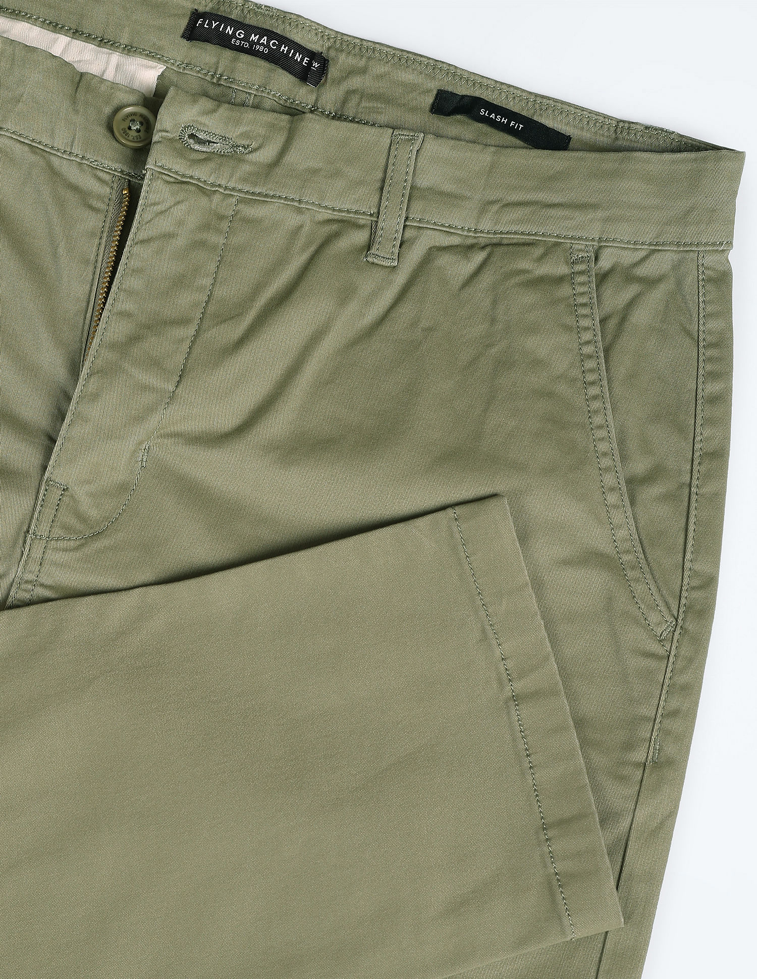 Flying Machine Slash Slim Tapered Fit Trousers