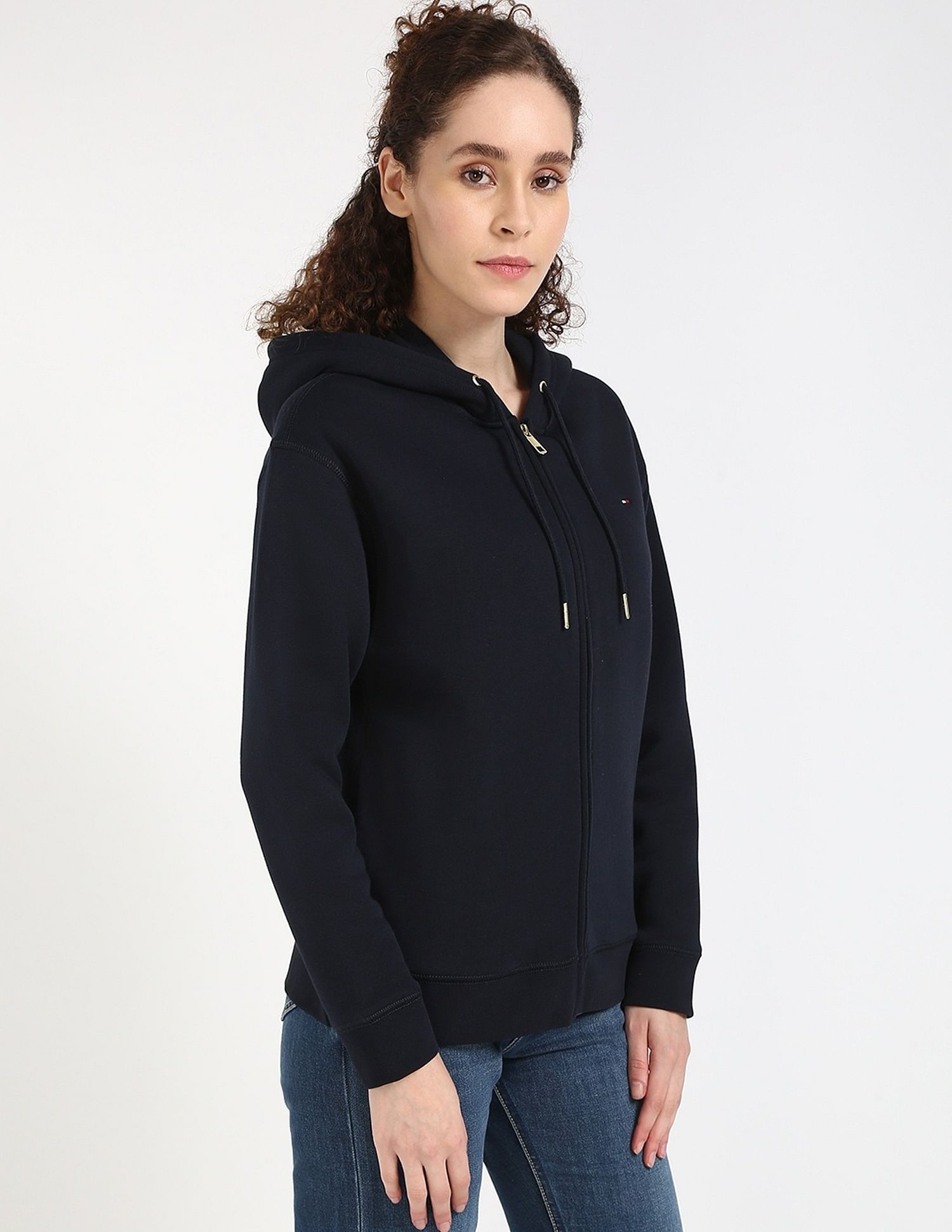Tommy Hilfiger Relaxed-Fit Cotton Hooded Neck Sweatshirt