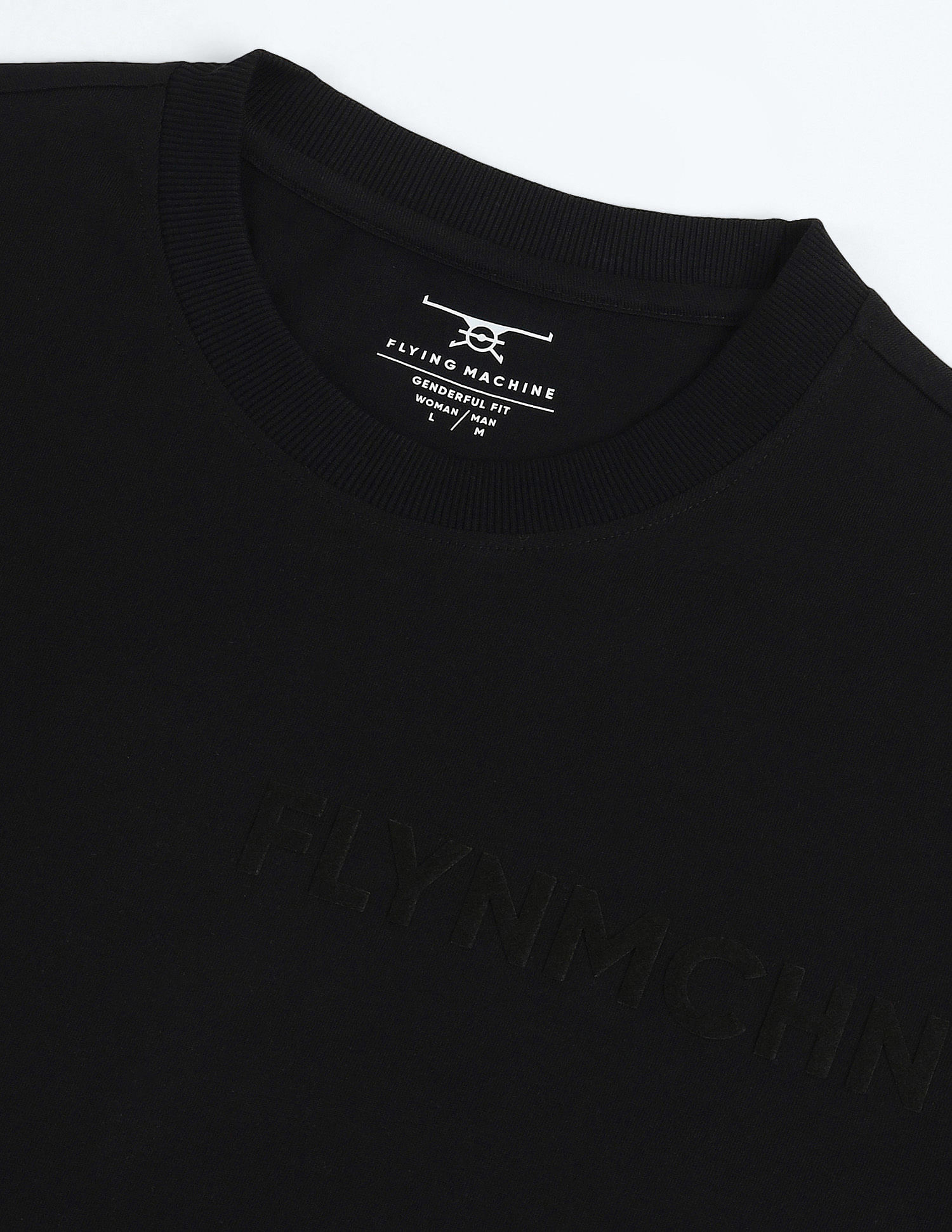 Flying Machine Tonal Print Oversized T-Shirt