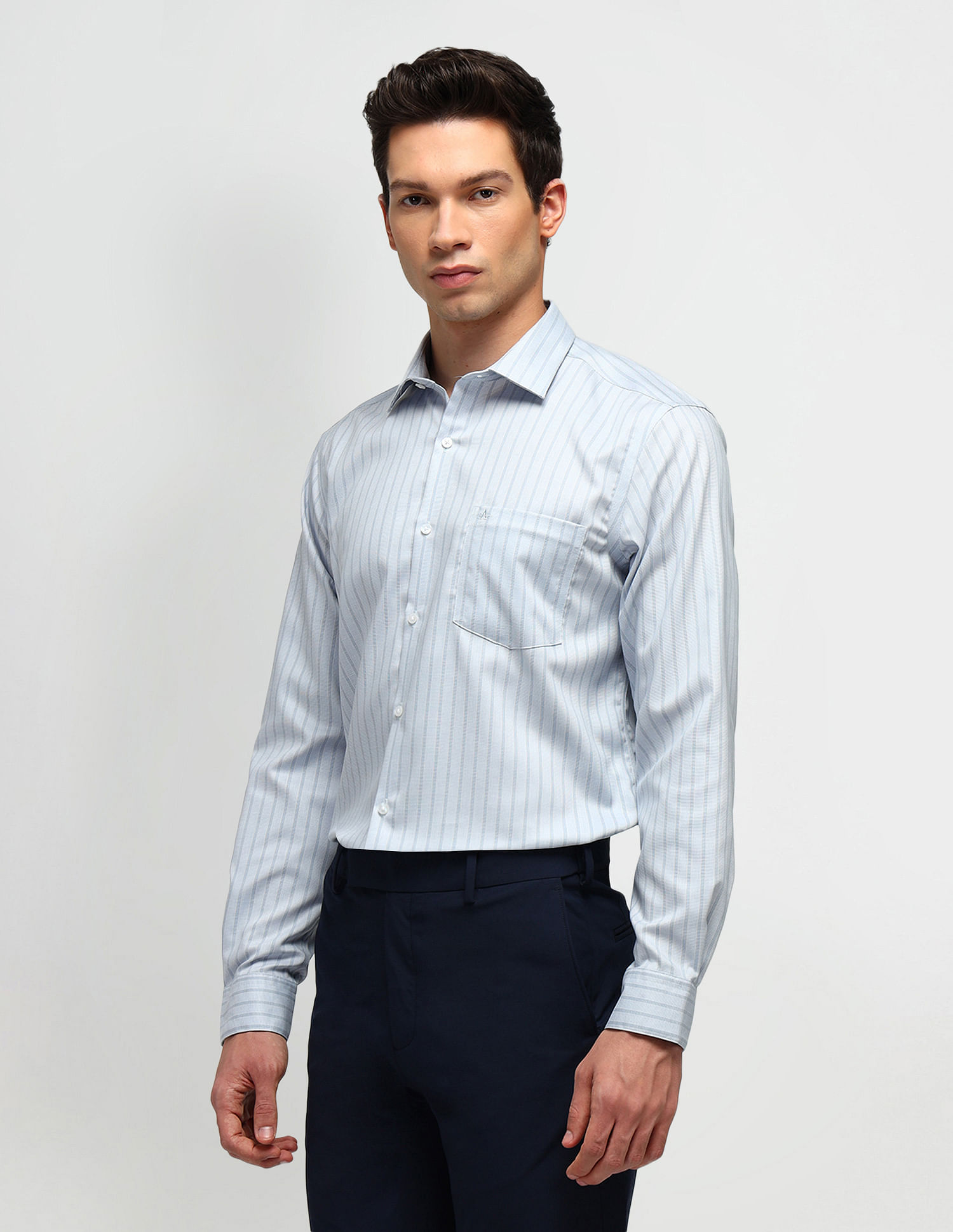 Arrow Dobby Vertical Striped Shirt