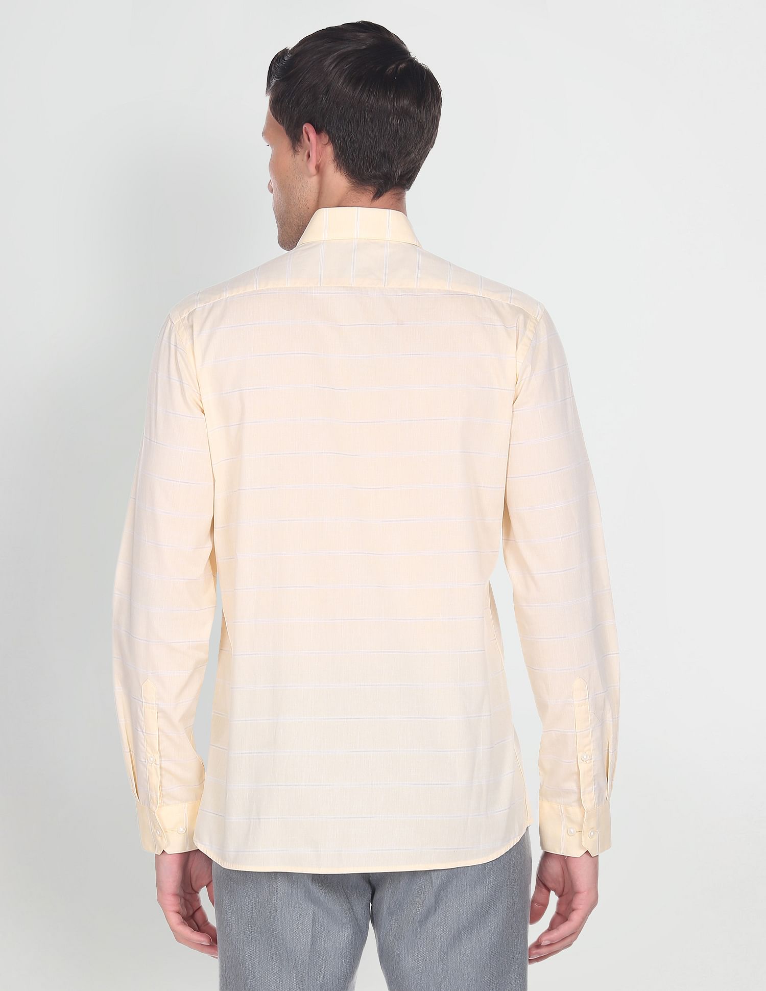 Arrow Horizontal Stripe Dobby Shirt