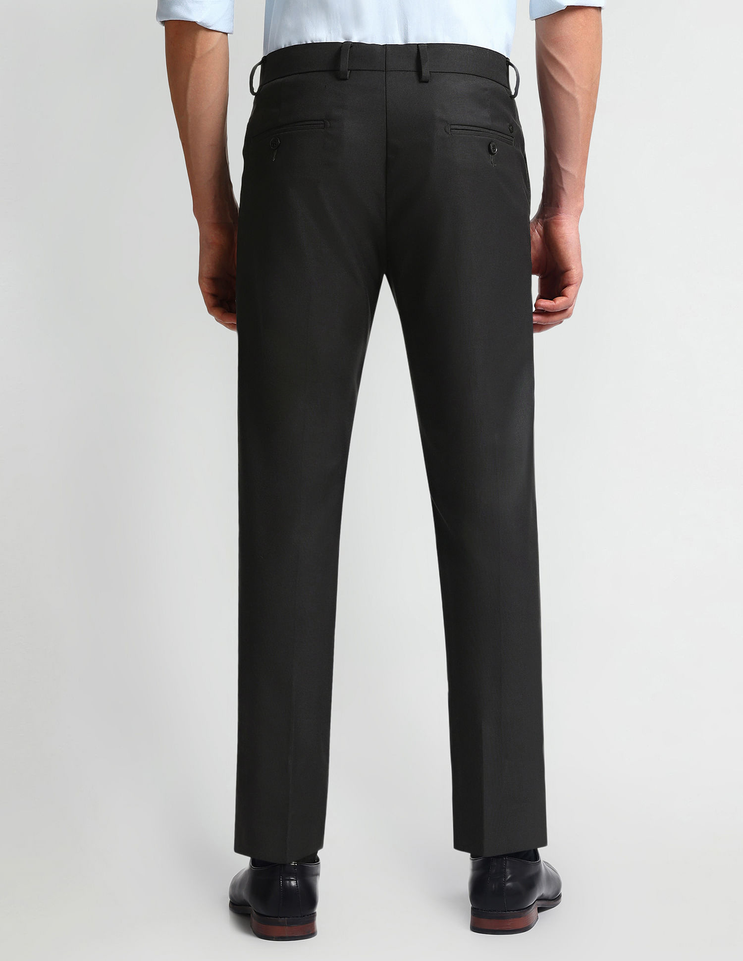 Arrow Mid Rise Tapered Fit Trousers
