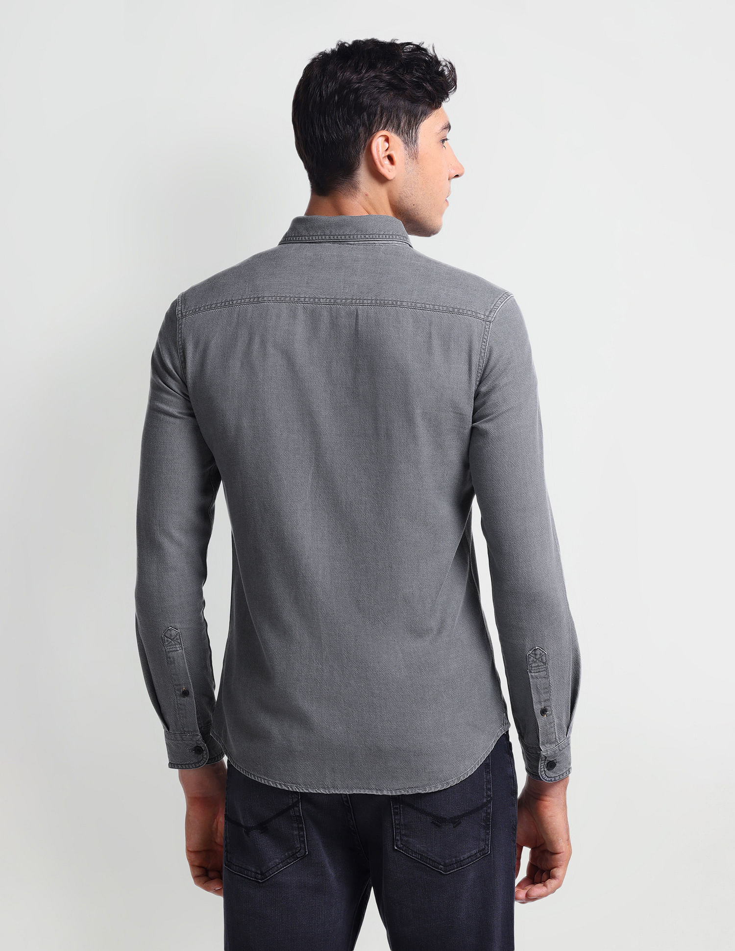 U.S. Polo Assn. Denim Co. Slim Cotton Chambray Shirt