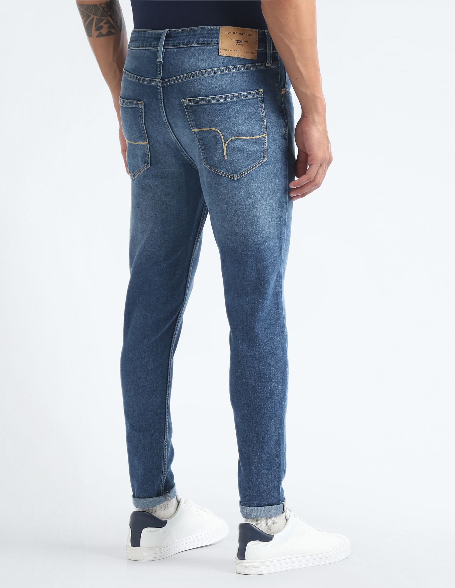 Flying Machine Morrison Skinny Cropped Jeans
