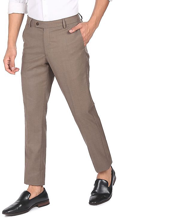 Formal Van Heusen Brown Trousers Size 32