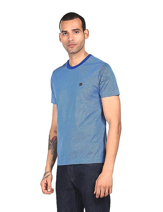 AD by Arvind Crew Neck Printed T-Shirt
