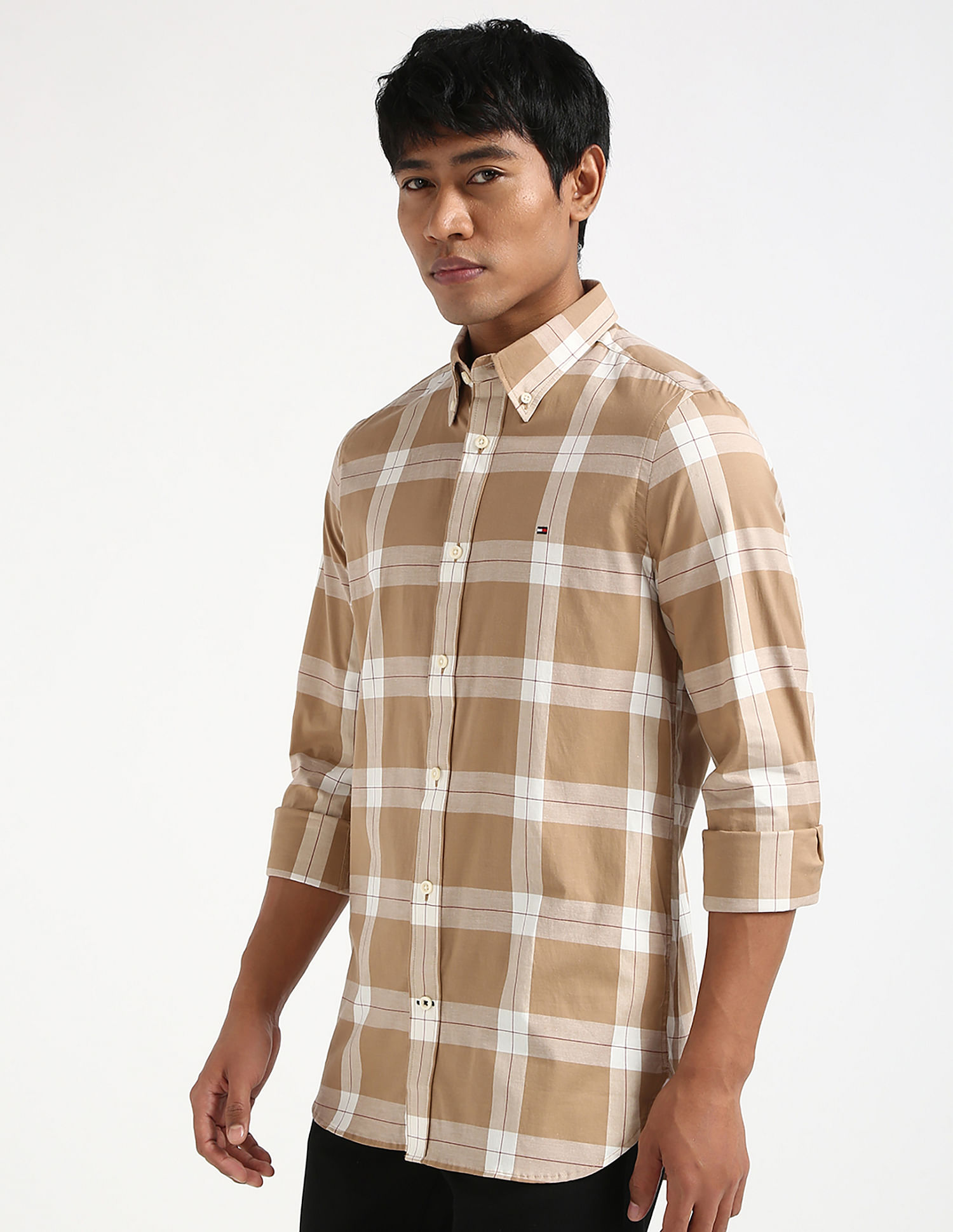 Tommy Hilfiger Harrington Poplin Plaid Shirt