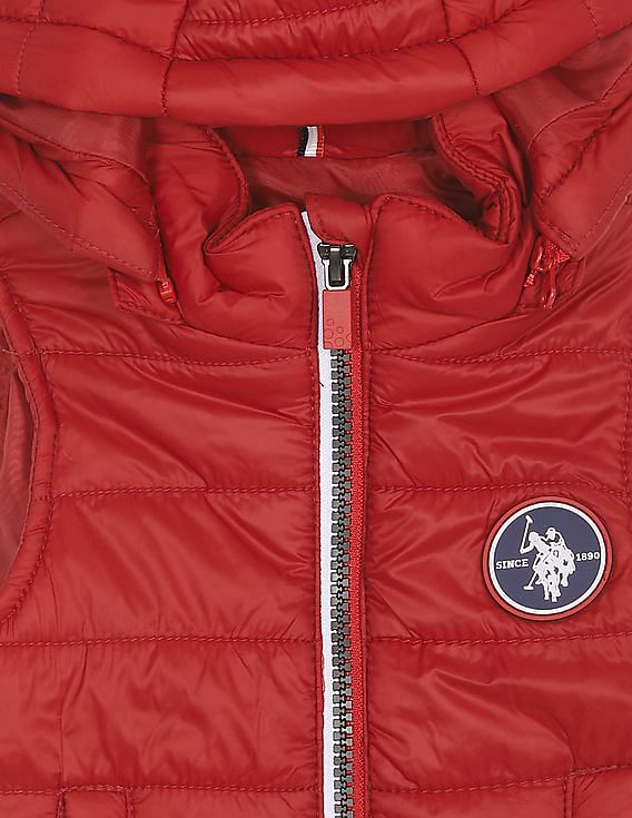 U.S. Polo Assn. Kids Sleeveless Solid Puffer Jacket