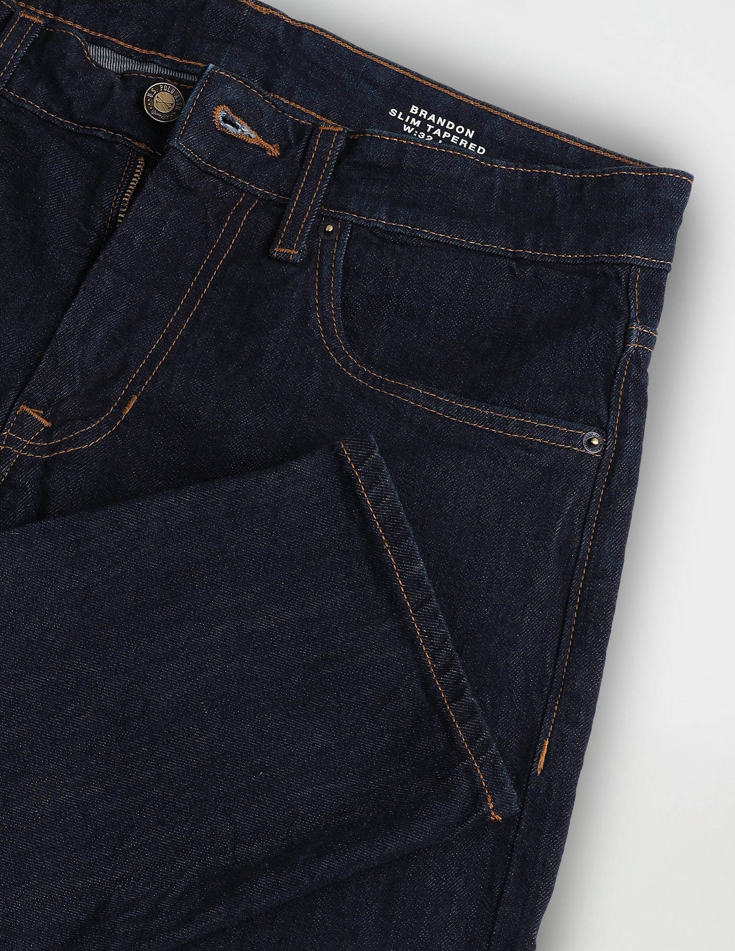 U.S. Polo Assn. Denim Co. Brandon Slim Tapered Fit Blue Jeans