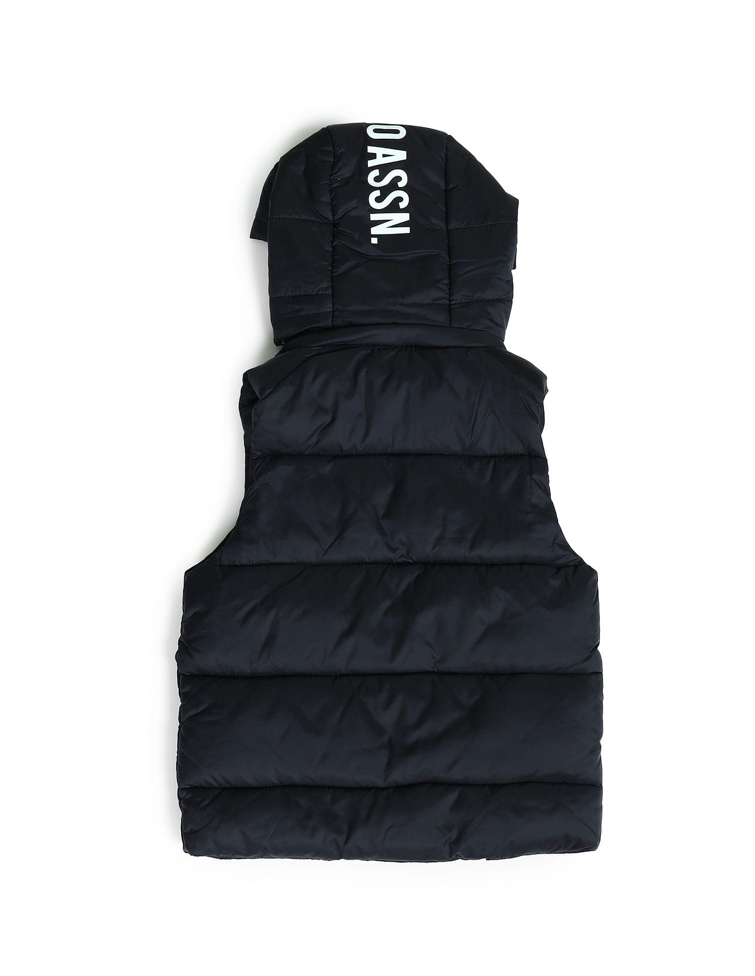 U.S. Polo Assn. Kids Boys Hooded Gilet Jacket