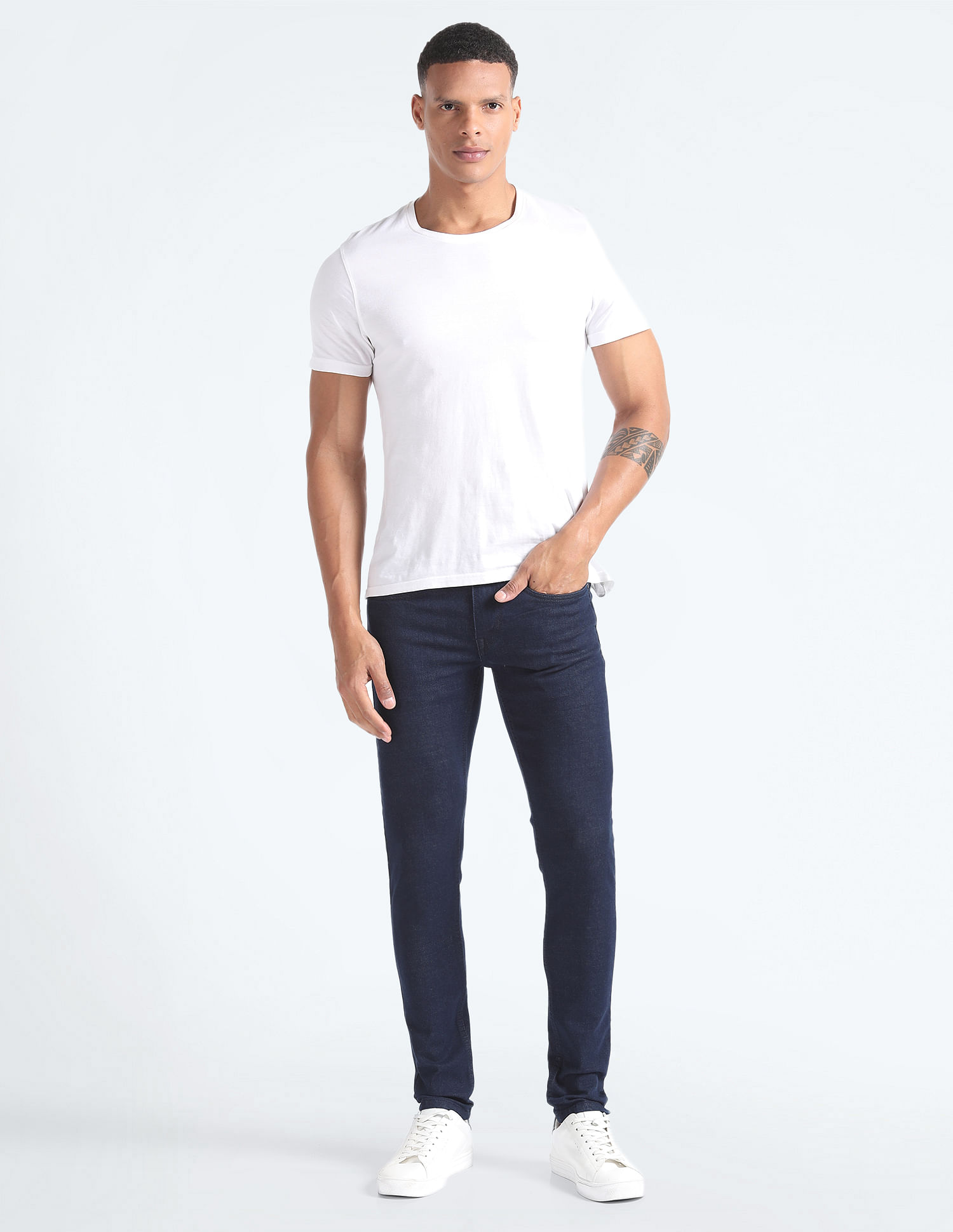 Flying Machine Jackson Skinny Fit Low Rise Jeans