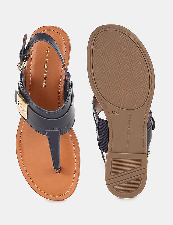 tommy hilfiger tan sandals