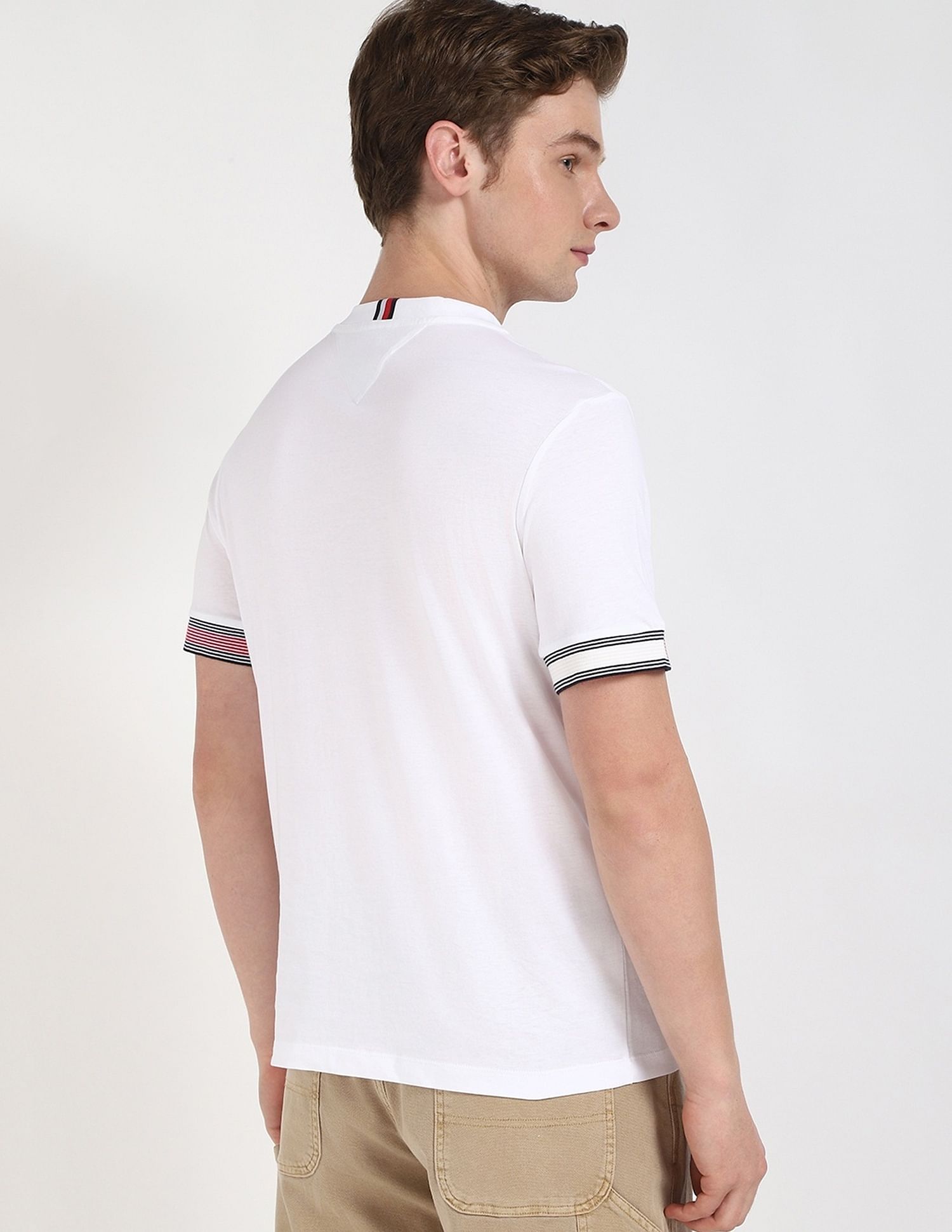 Tommy Hilfiger Solid Regular-Fit Cotton T-Shirt