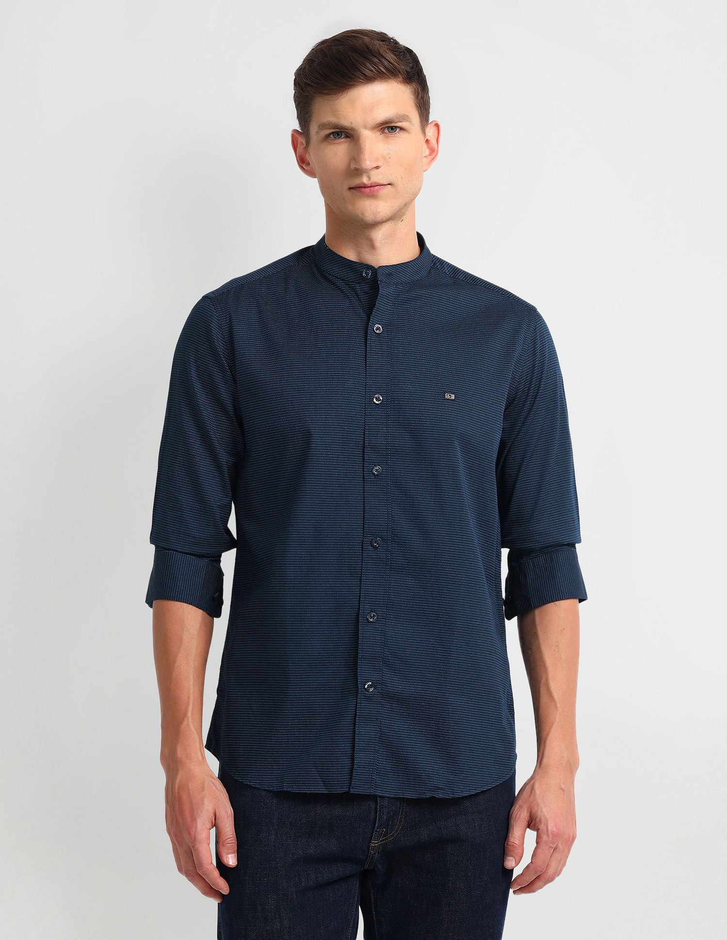 Arrow Sport All-Over Print Twill Shirt