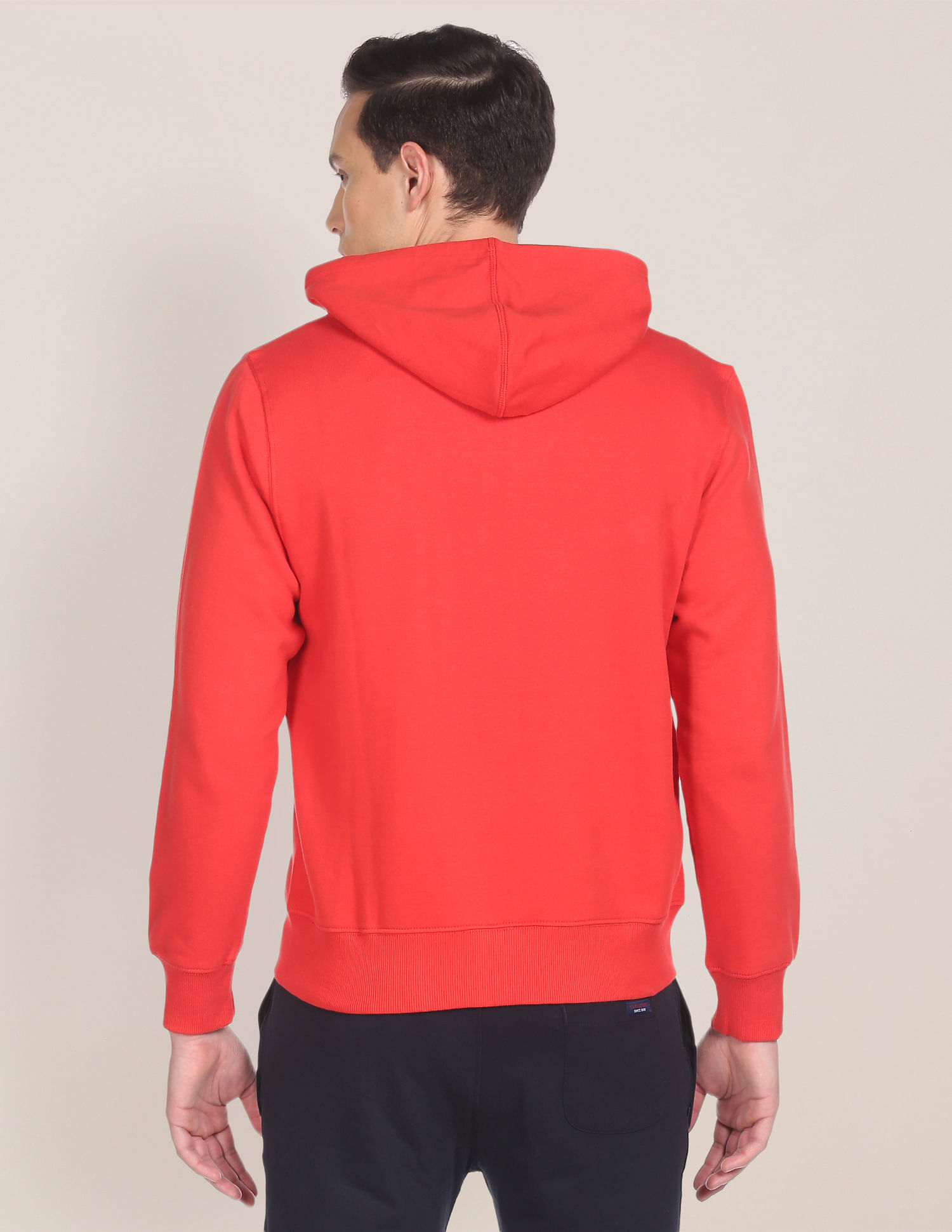 U.S. Polo Assn. Brand Print Hooded Sweatshirt