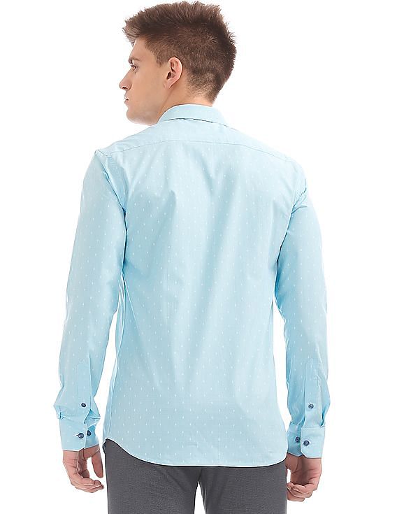 USPA Tailored Slim Fit Dobby Shirt