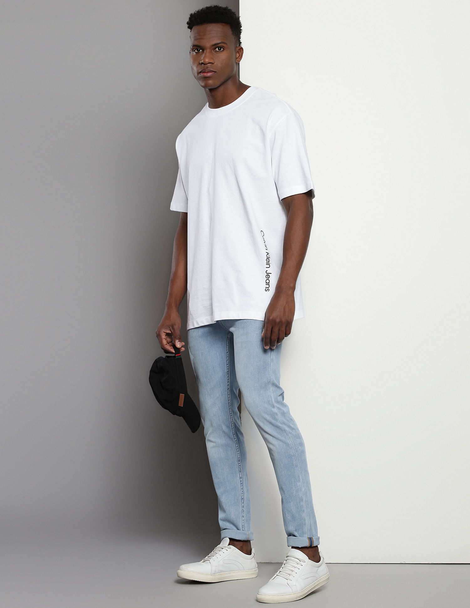 Calvin Klein Transitional Cotton Diffused Graphic T-Shirt
