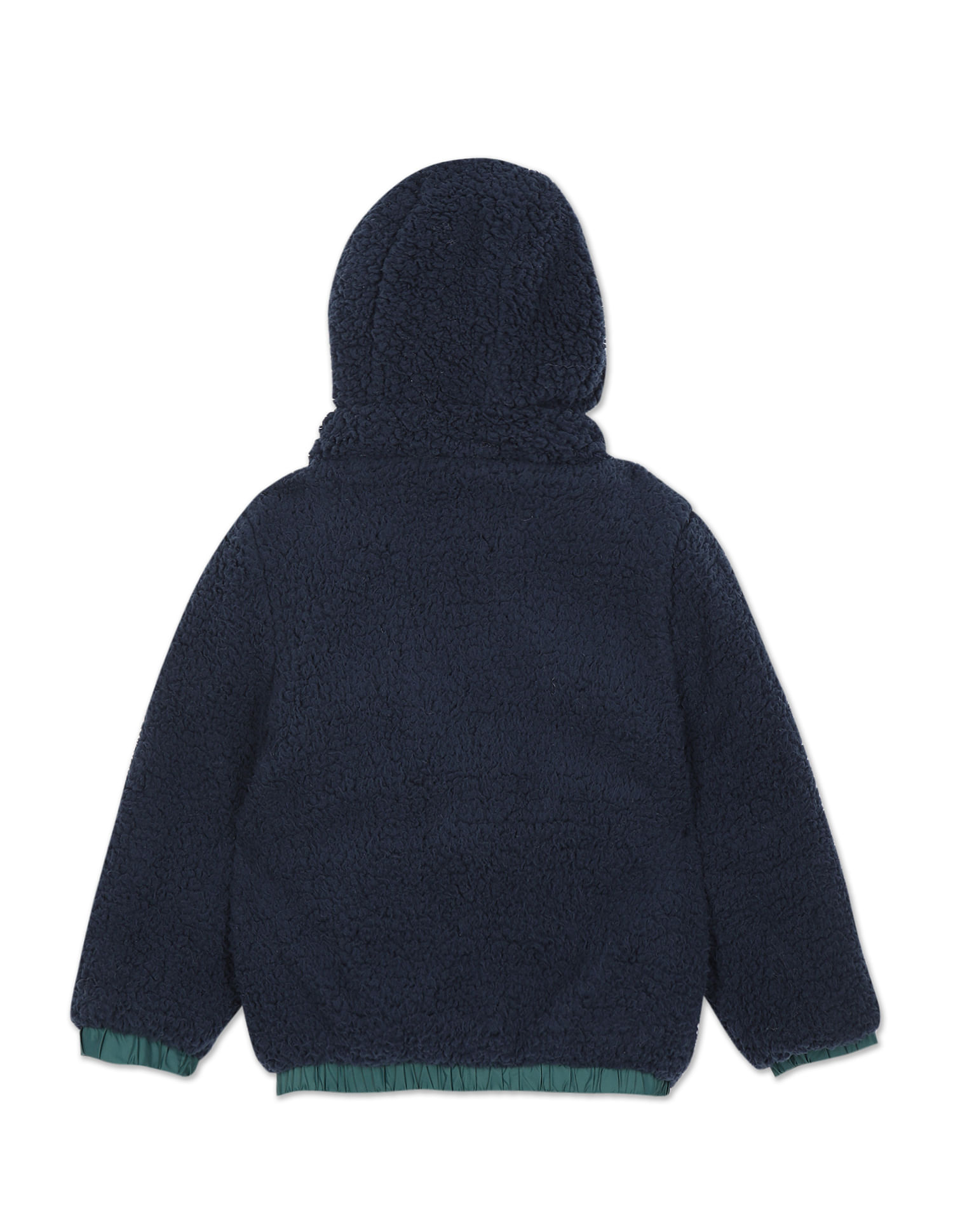 U.S. Polo Assn. Kids Hooded Reversible Jacket