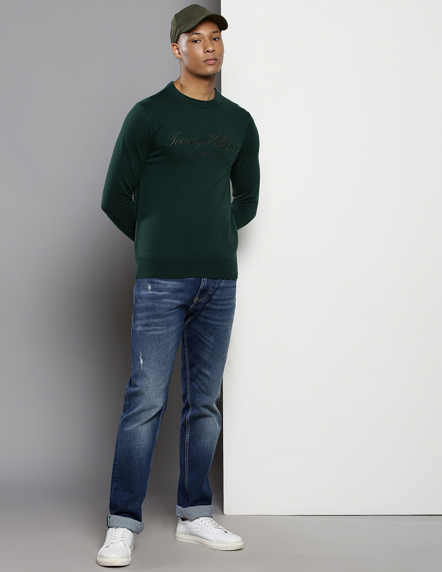 Tommy Hilfiger Embroidered Logo Sweater