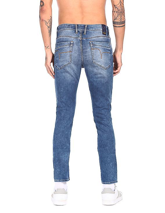 Flying Machine Jackson Skinny Fit Whiskered Jeans
