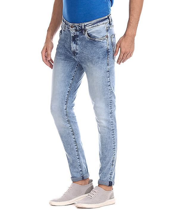 Aeropostale Super Skinny Fit Faded Jeans
